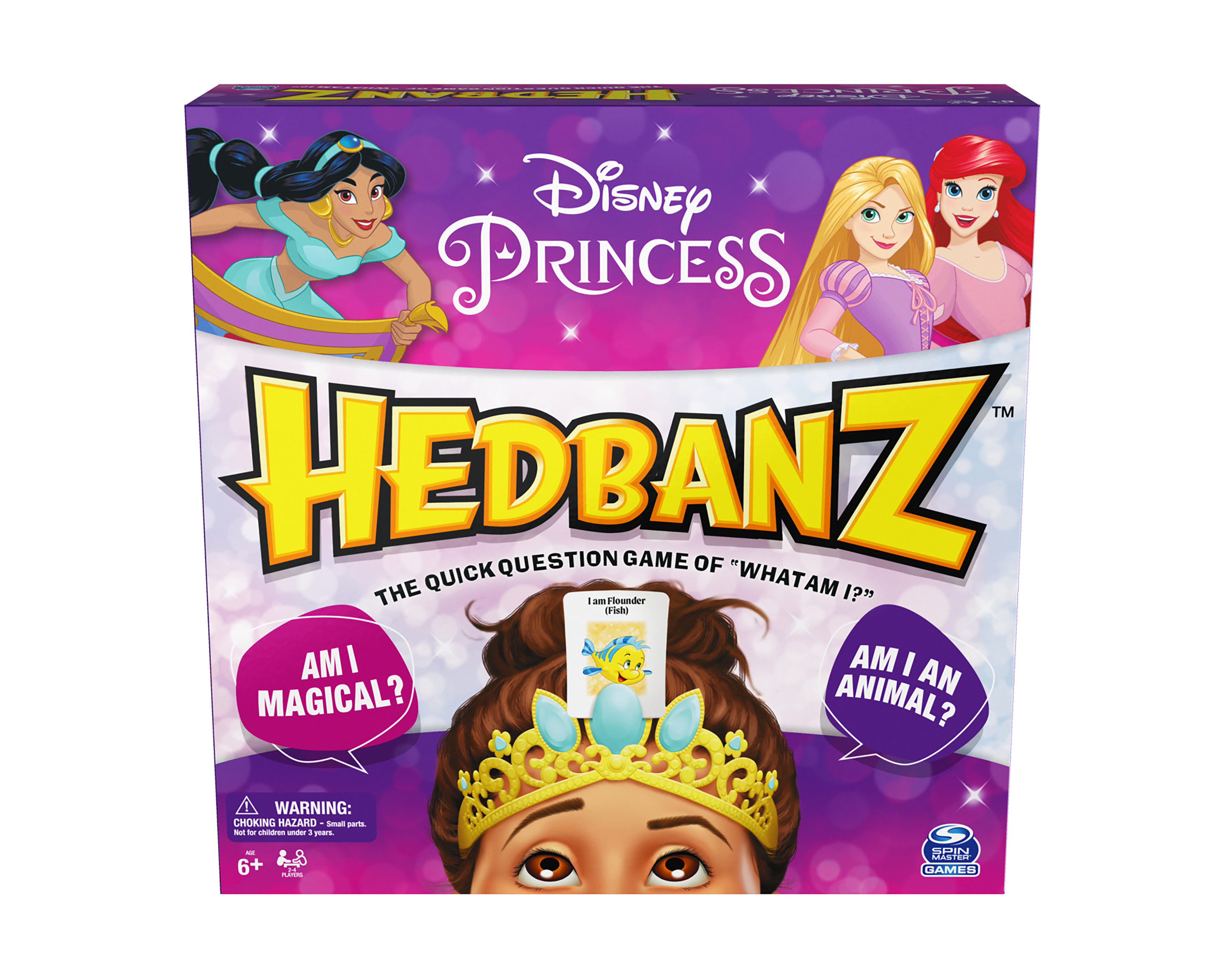 Foto 2 pulgar | Foto 1 | Juego de Mesa Hedbanz Disney Princess Spin Master