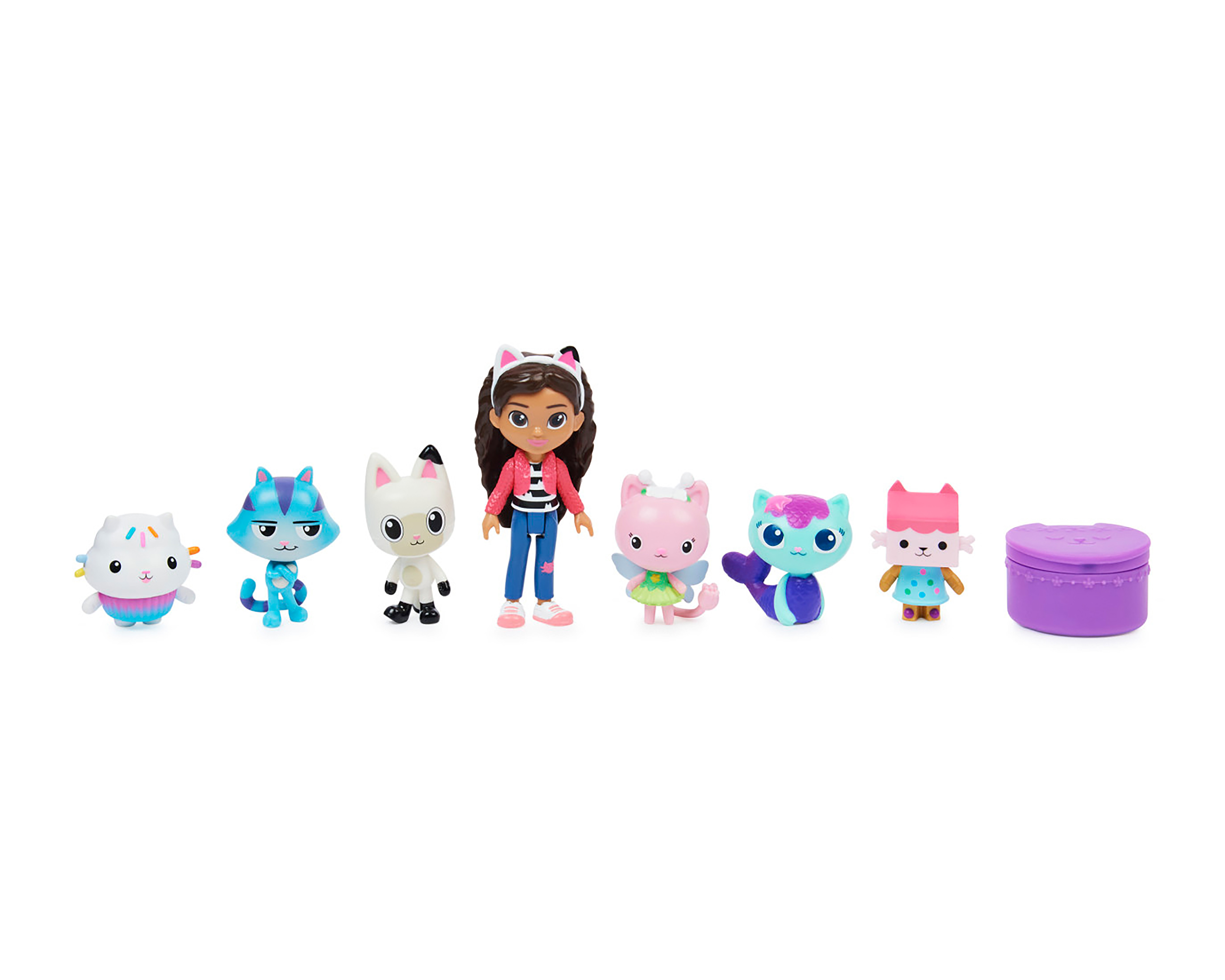 Figura Gabby's Dollhouse Spin Master Conjunto Deluxe 8 Piezas