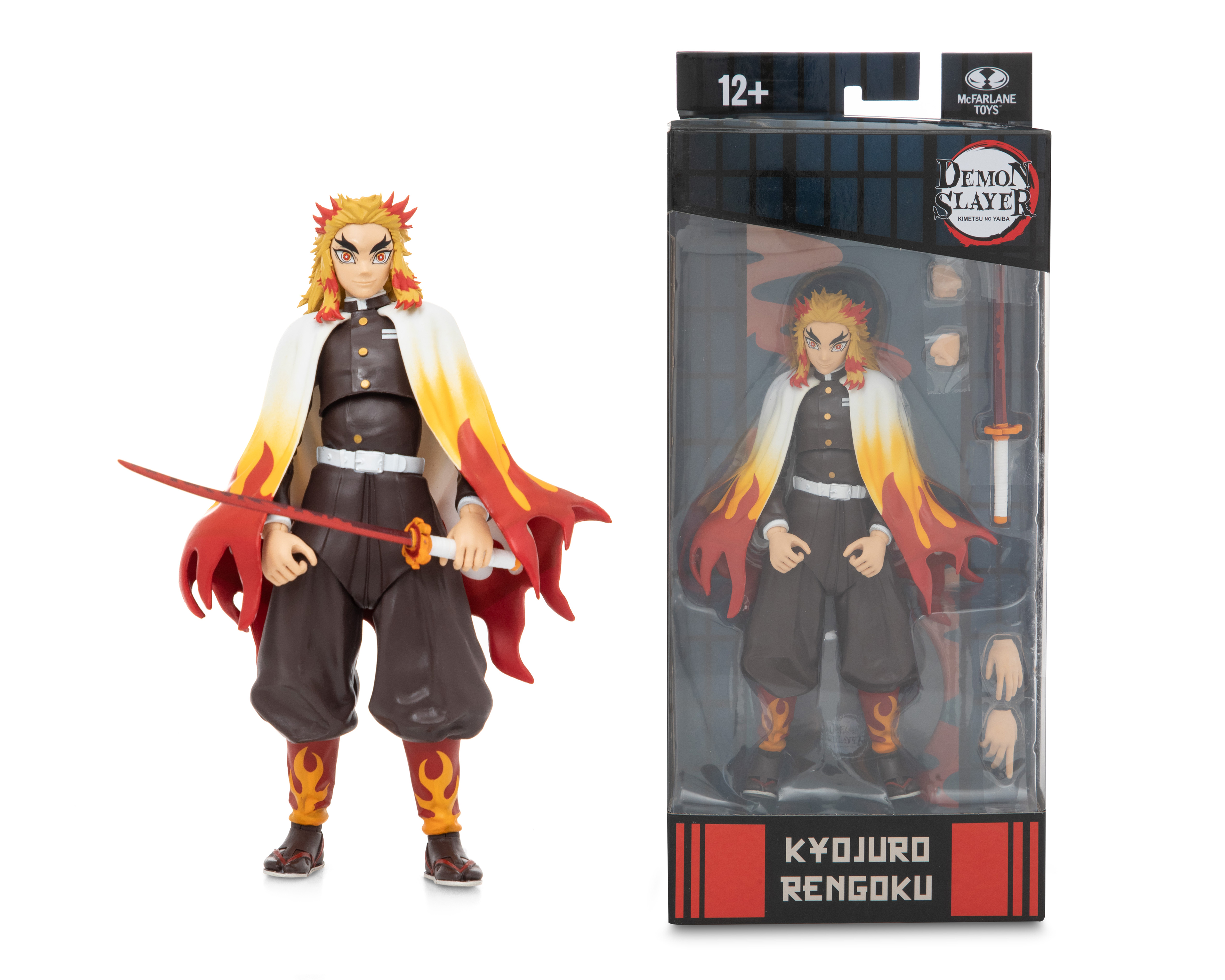 Foto 4 pulgar | Foto 3 | Figura Kyojuro Rengoku Demon Slayer Wave 3 McFarlane Articulada
