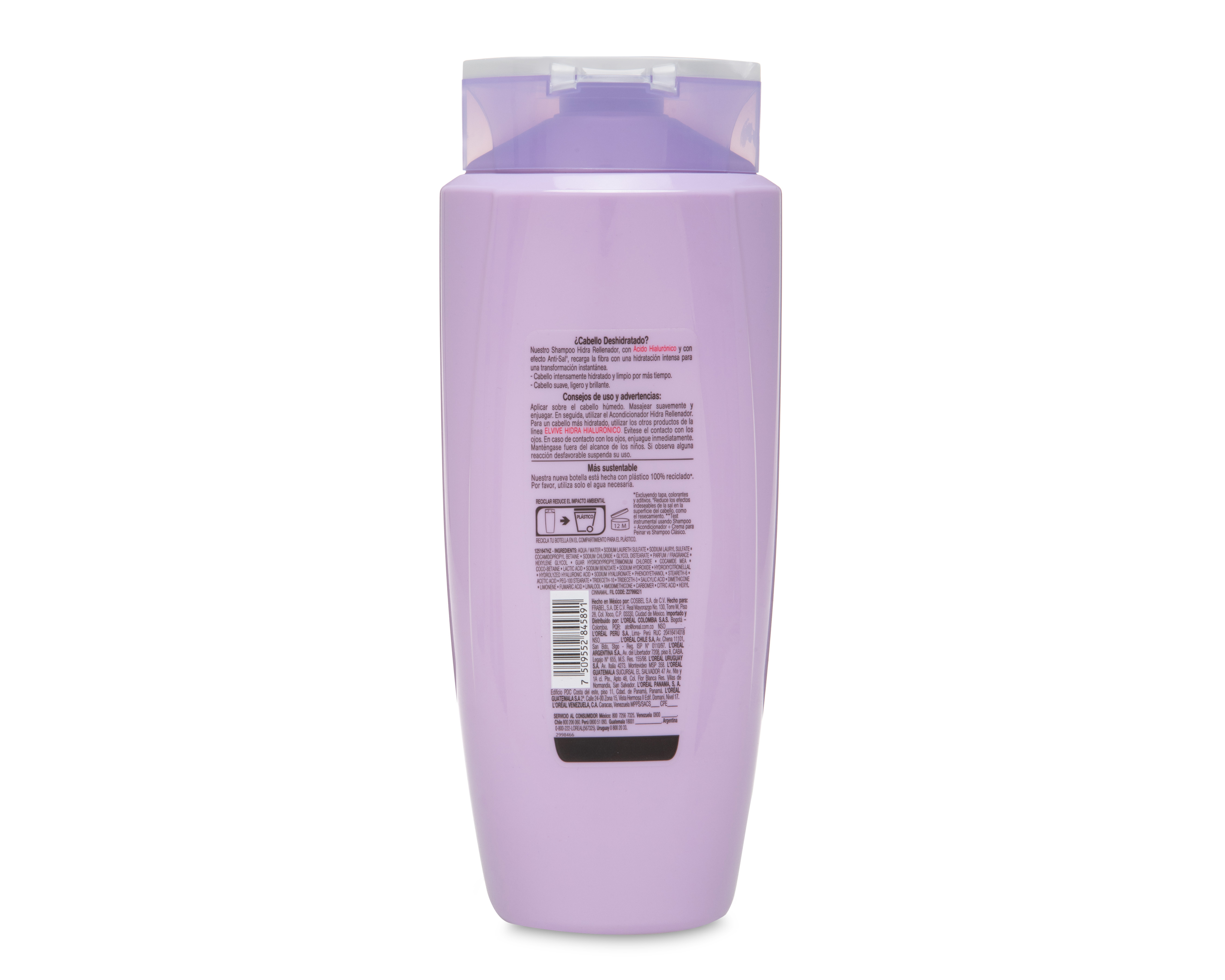 Foto 3 pulgar | Foto 2 | Shampoo Elvive Hidra Rellenador con Ácido Hialurónico 680 ml