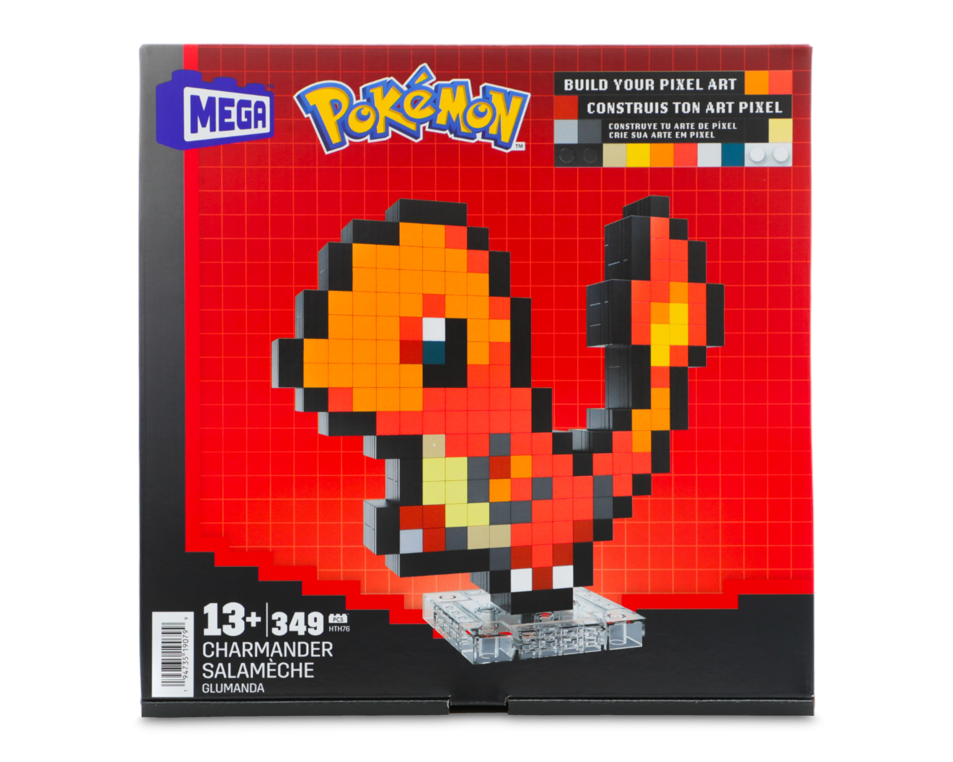 Foto 2 pulgar | Foto 1 | Bloques de Construcción Mega Pokémon Charmander Píxel 349 Piezas