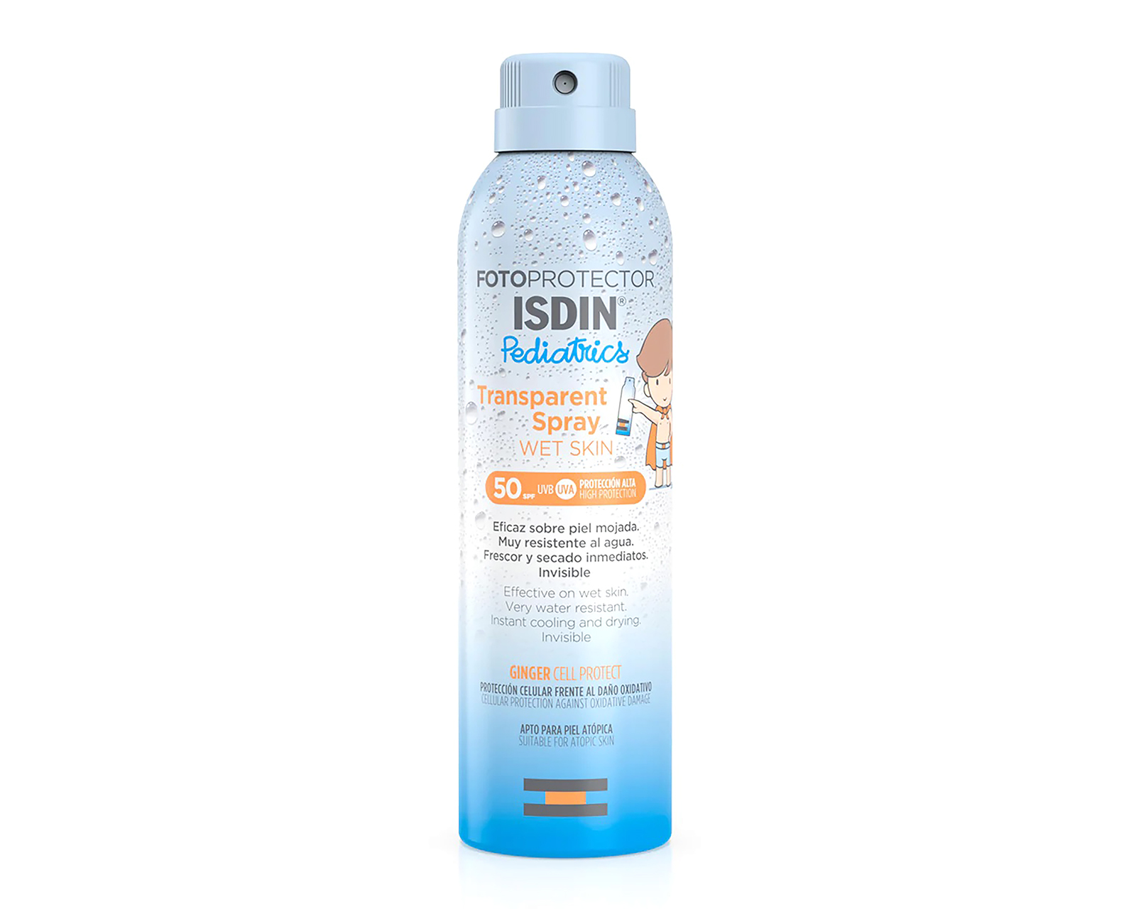 Foto 1 | Foto 1 | Protector Solar Pediatrics SPF 50 Isdin Transparent Spray Wet Skin 250 ml