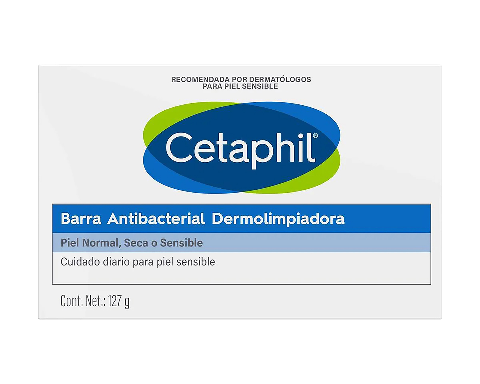 Foto 3 pulgar | Foto 2 | Barra Antibacterial Dermolimpiadora Cetaphil 127 g
