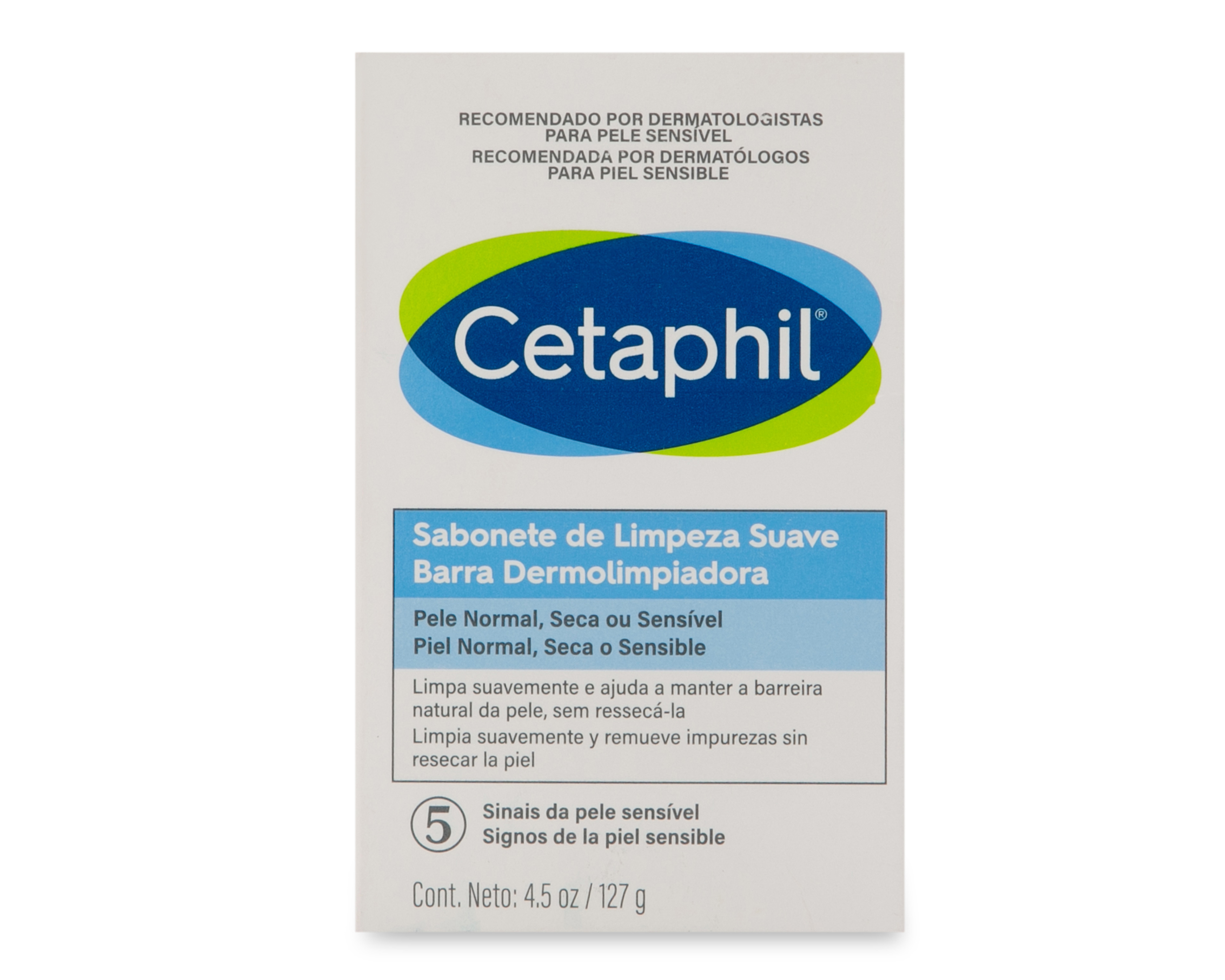 Foto 2 pulgar | Foto 1 | Jabón en Barra Dermolimpiador Cetaphil 127 g