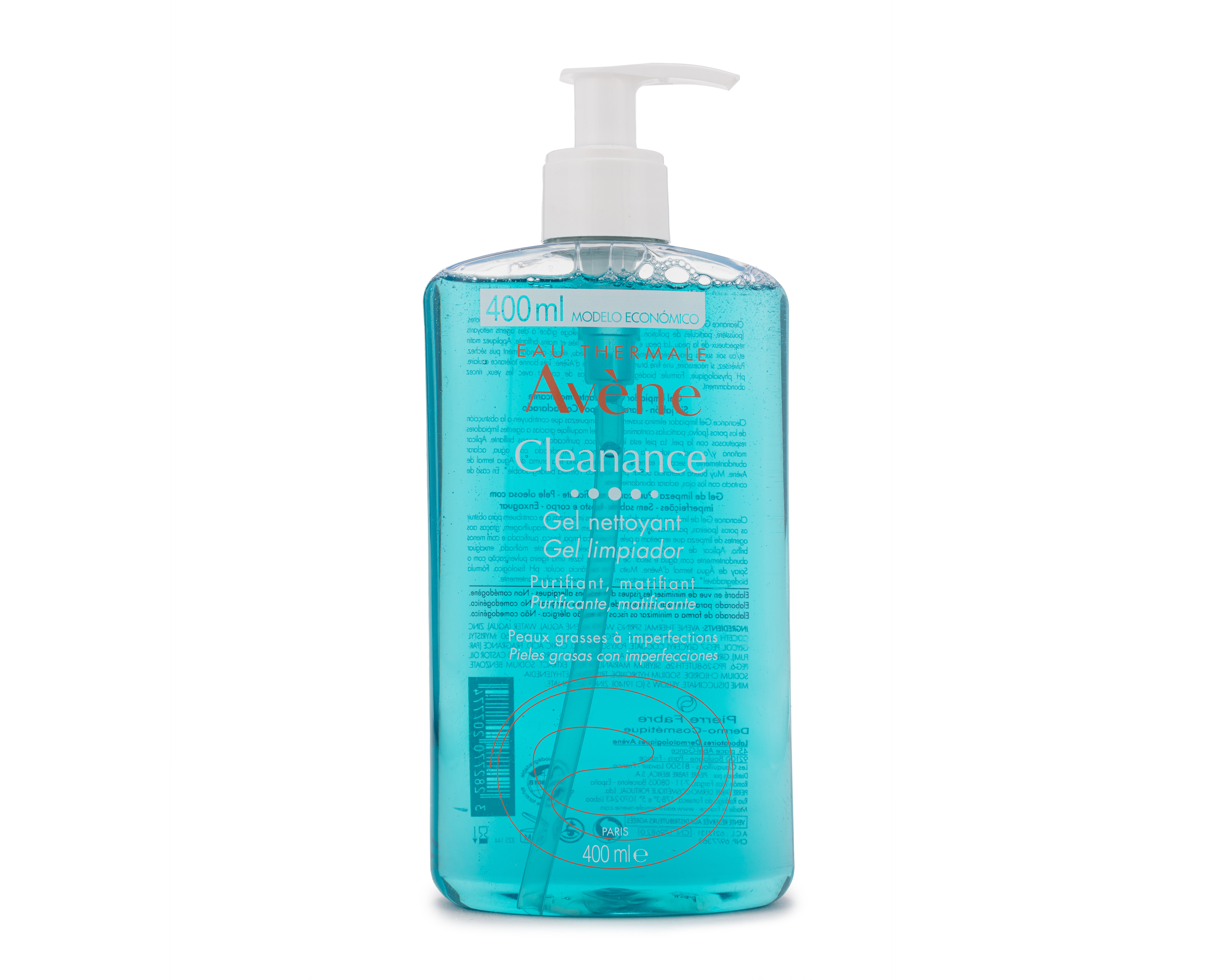 Gel Limpiador para Piel Sensible Avène Cleanance 400 ml