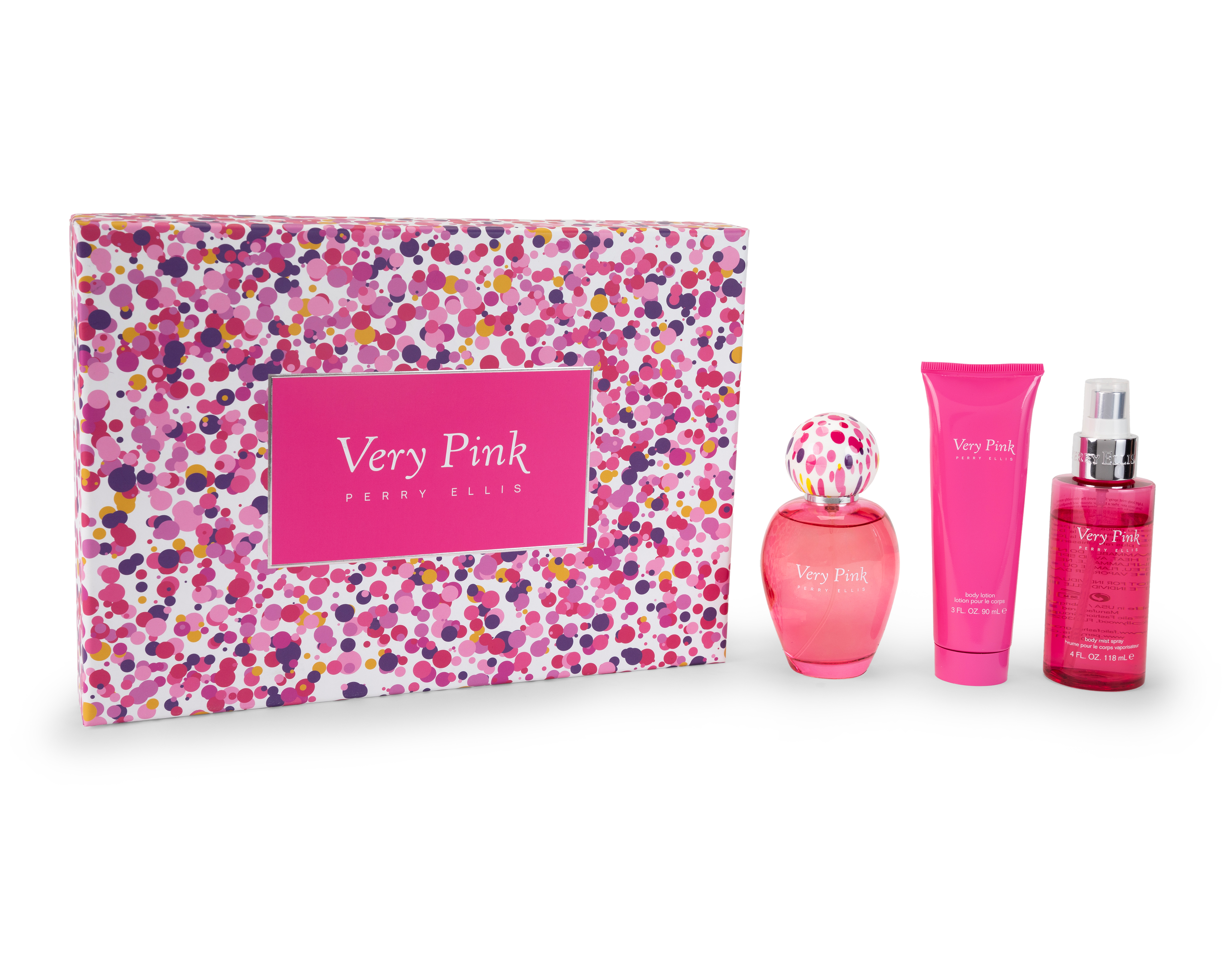 Estuche para Mujer Perry Ellis Very Pink 3 Piezas