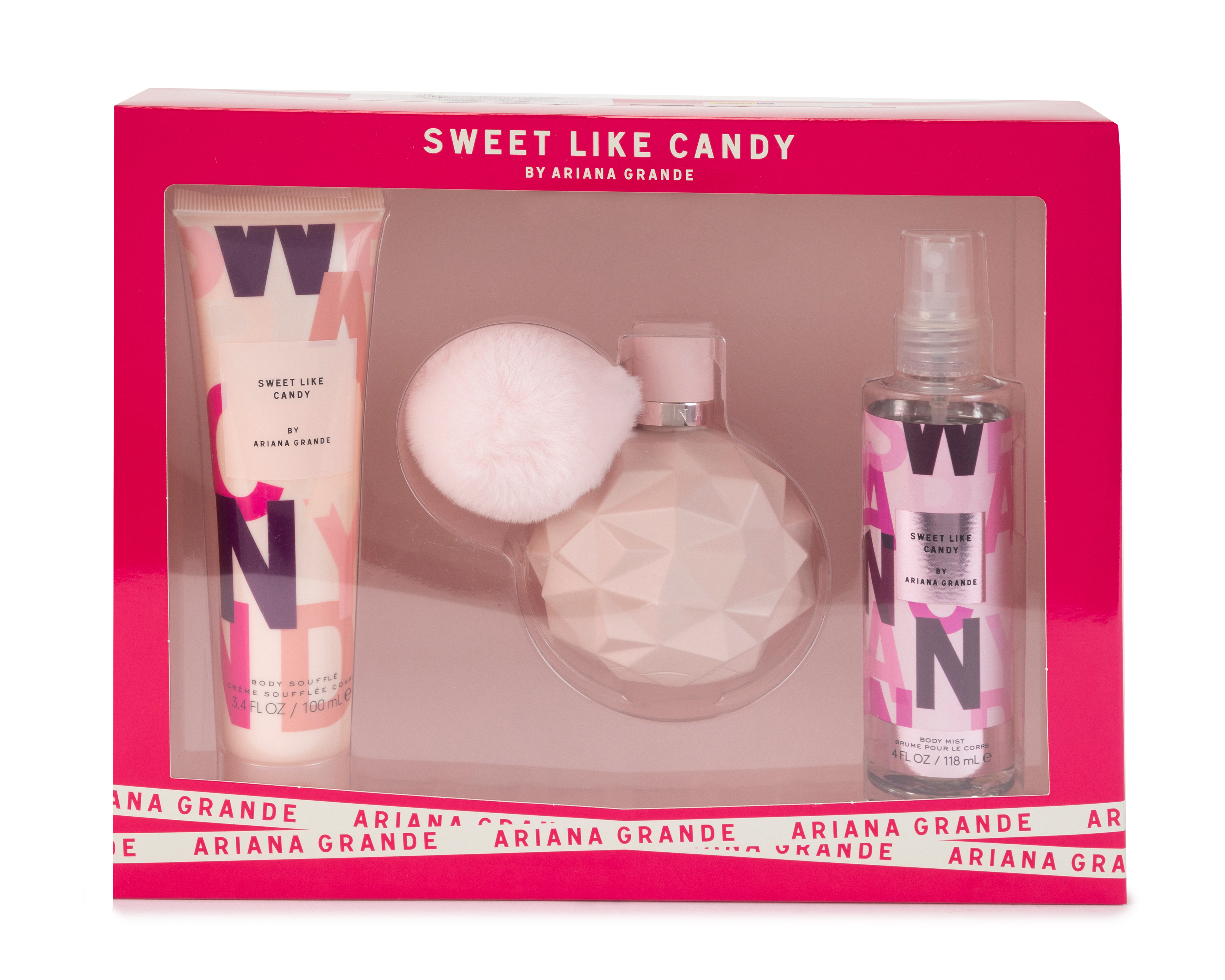 Foto 2 | Foto 2 | Estuche para Mujer Ariana Grande Sweet Like Candy 3 Piezas