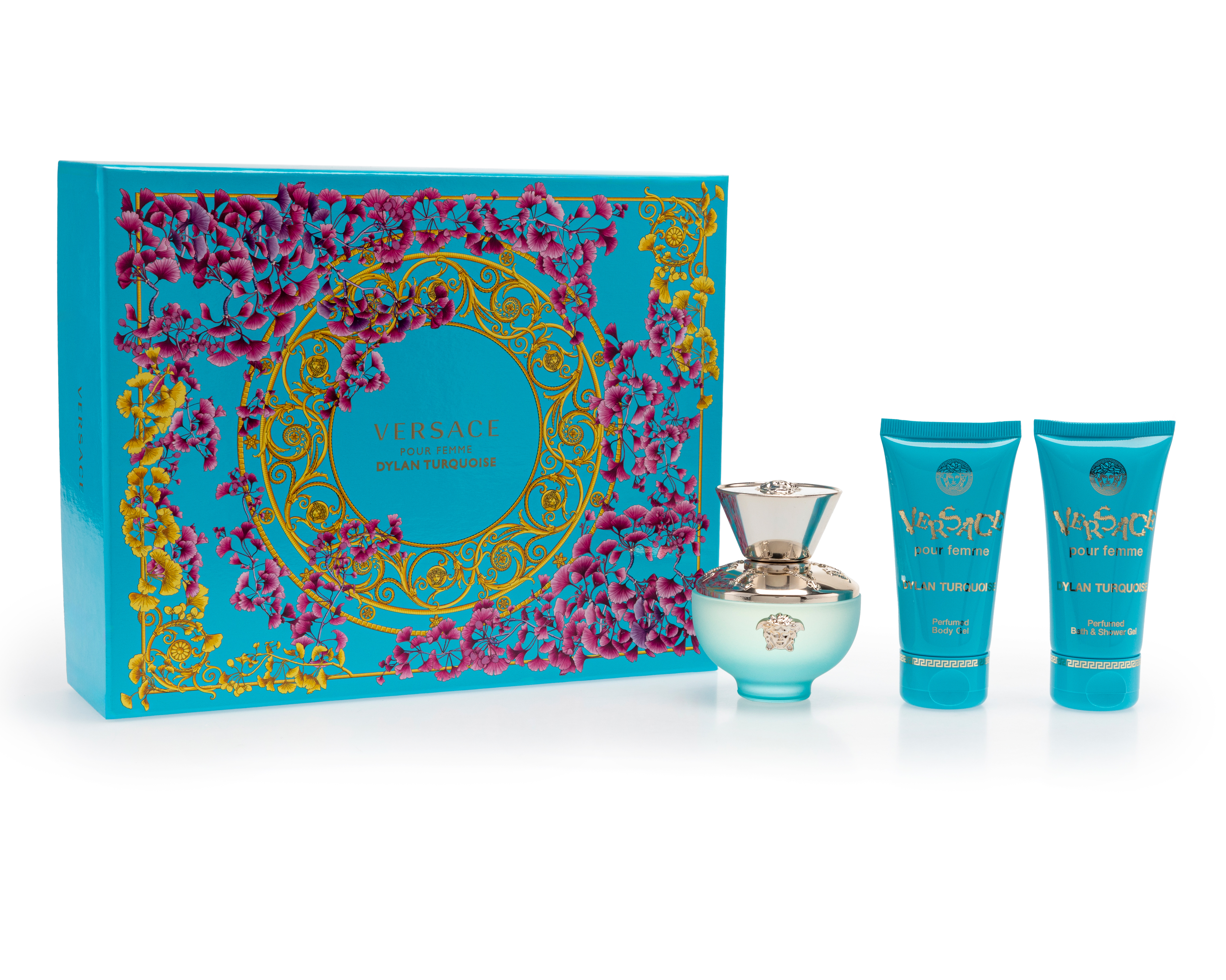 Foto 2 pulgar | Foto 1 | Estuche para Mujer Versace Dylan Turquoise 3 Piezas