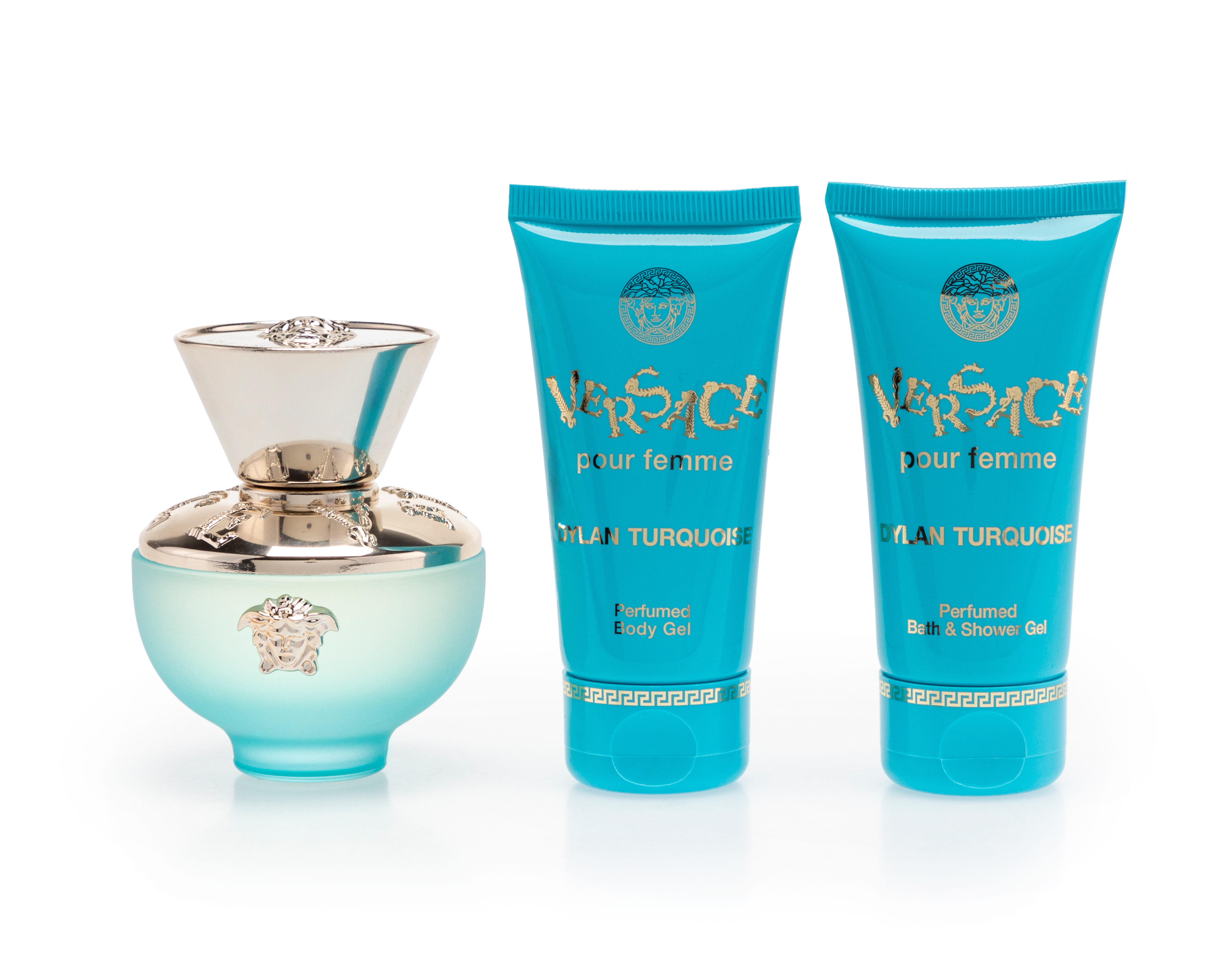 Foto 4 pulgar | Foto 3 | Estuche para Mujer Versace Dylan Turquoise 3 Piezas
