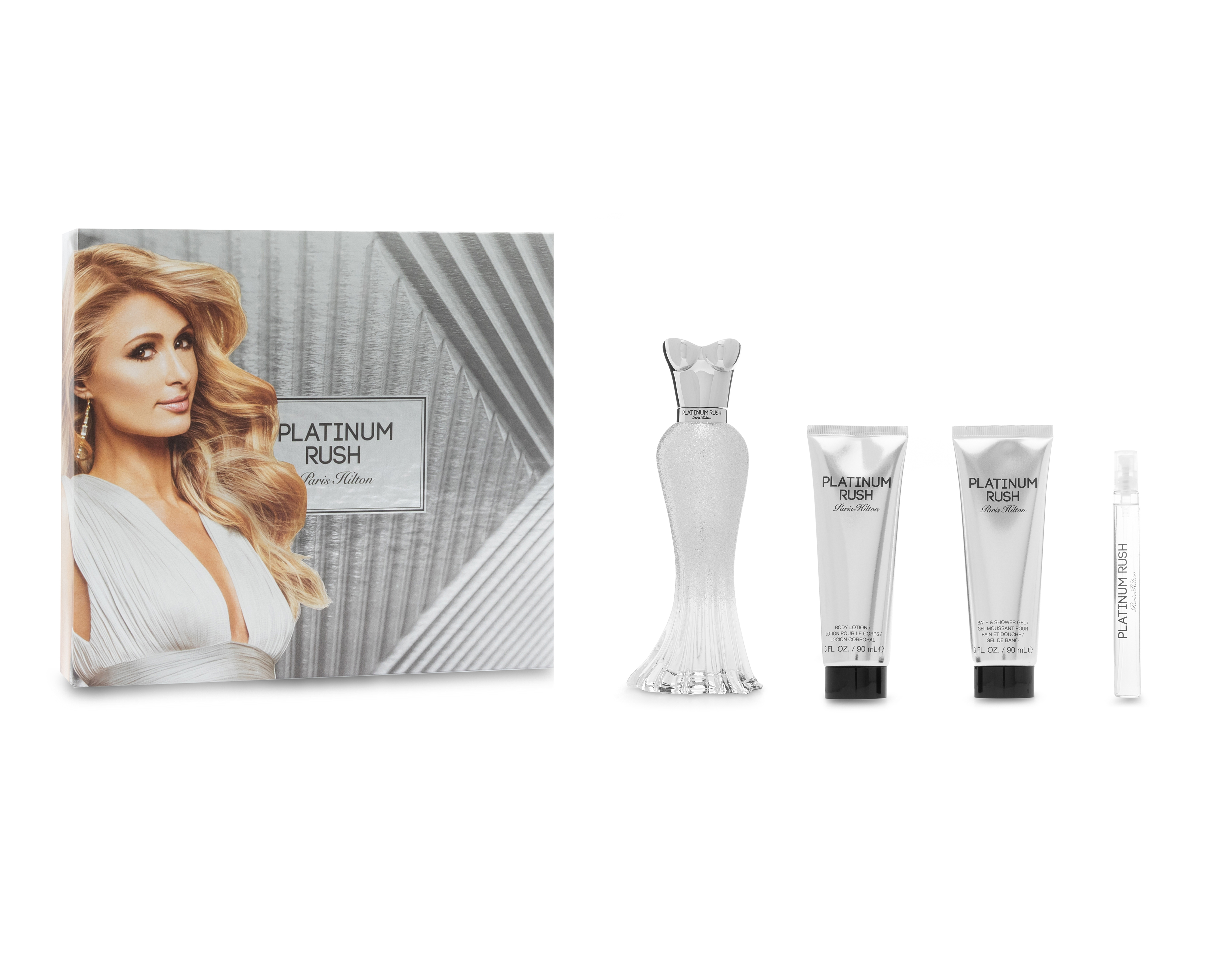 Foto 2 pulgar | Foto 1 | Estuche para Mujer Paris Hilton Platinum Rush 4 Piezas