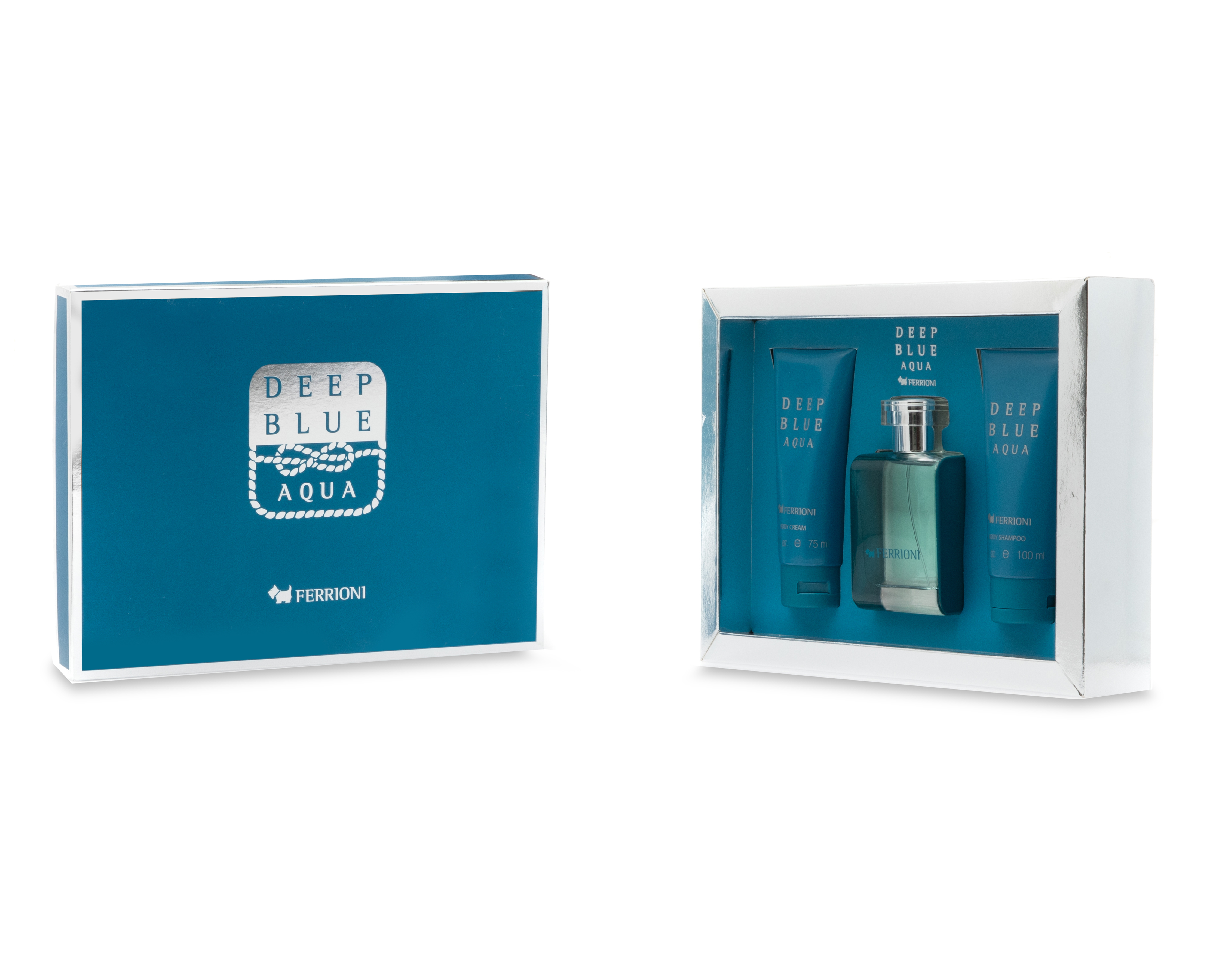 Foto 5 pulgar | Foto 4 | Estuche para Hombre Ferrioni Deep Blue Aqua 3 Piezas