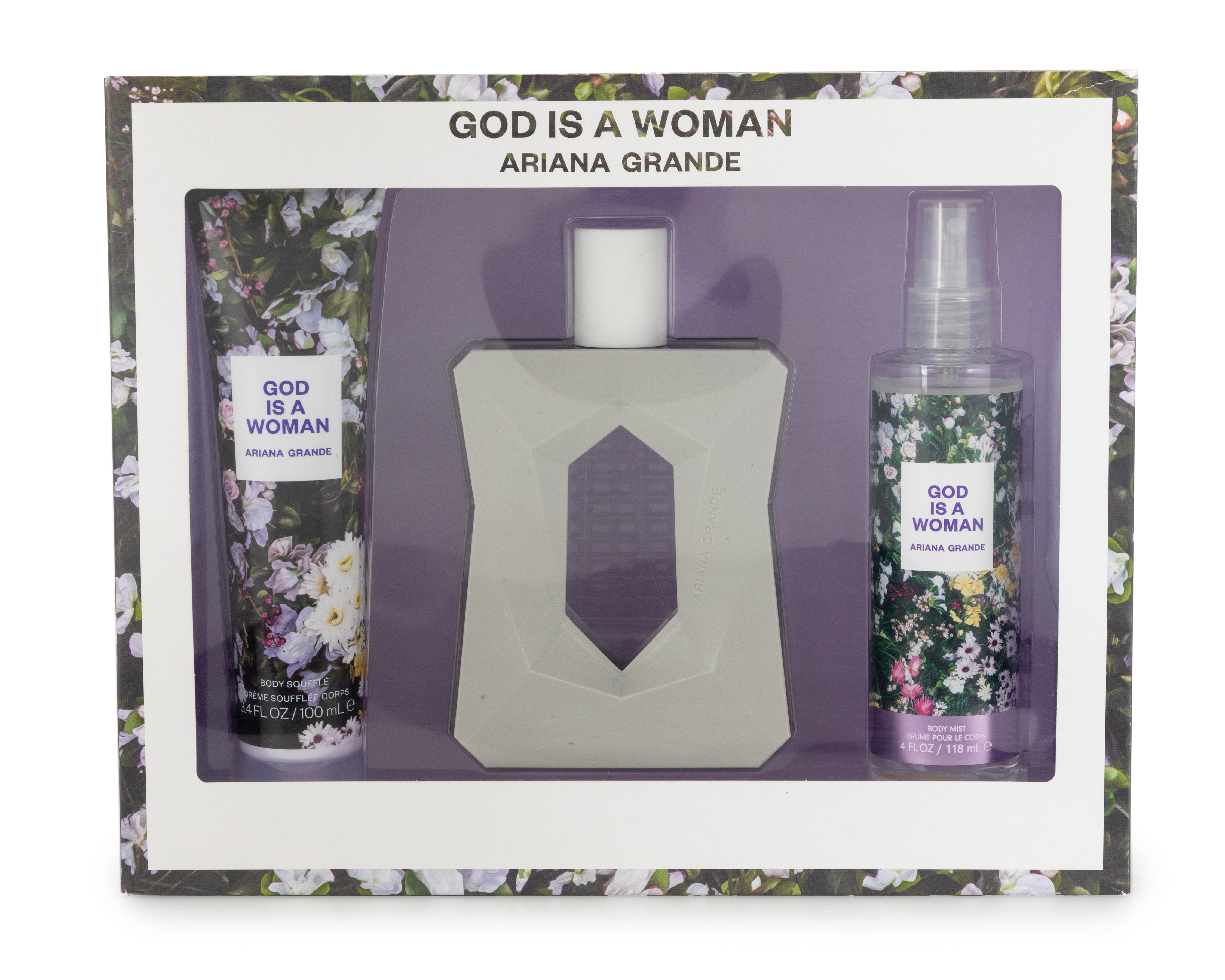 Foto 2 pulgar | Foto 1 | Estuche para Mujer Ariana Grande God is a Woman 3 Piezas