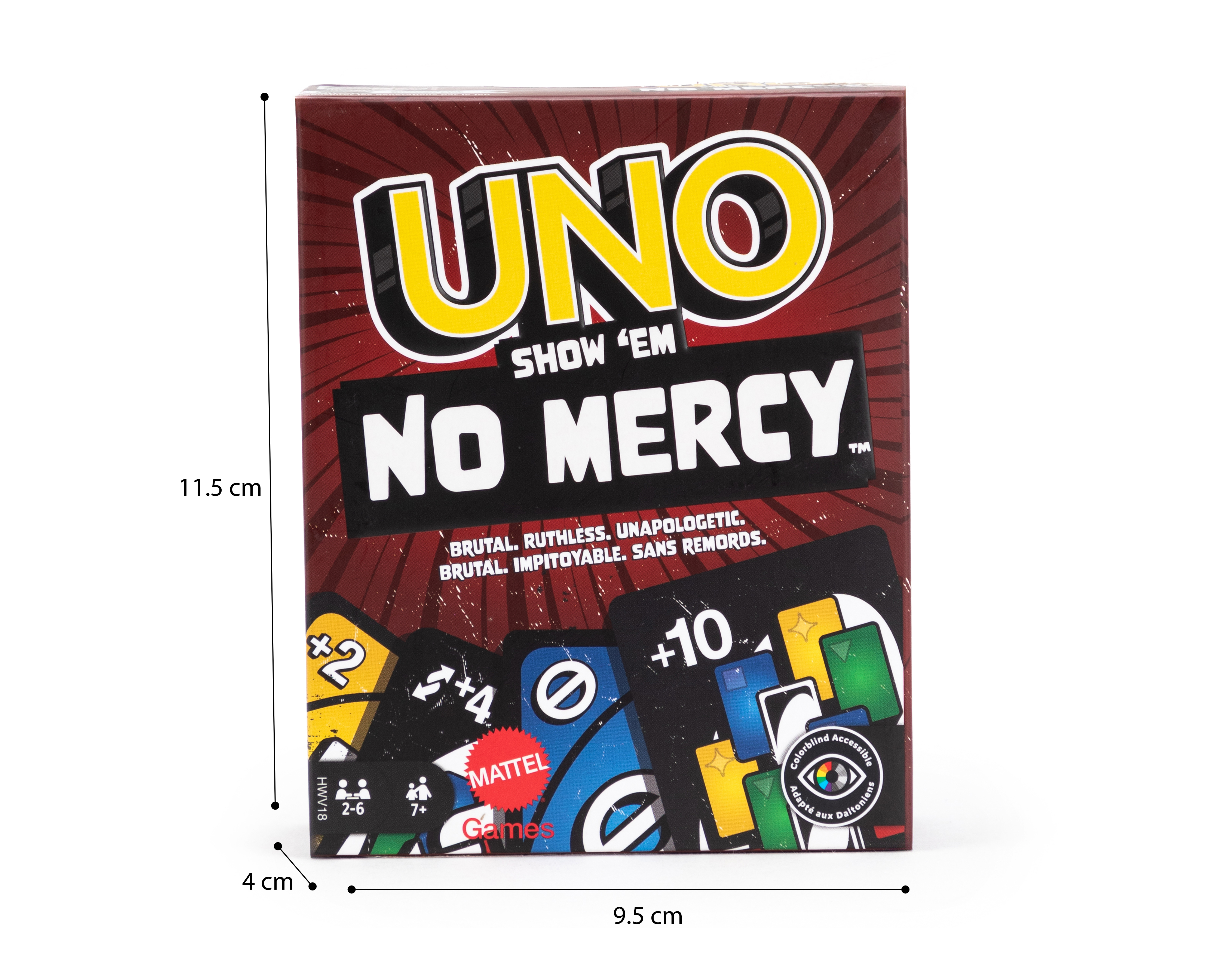 Foto 4 pulgar | Foto 3 | Juego de Mesa Uno Mattel No Mercy