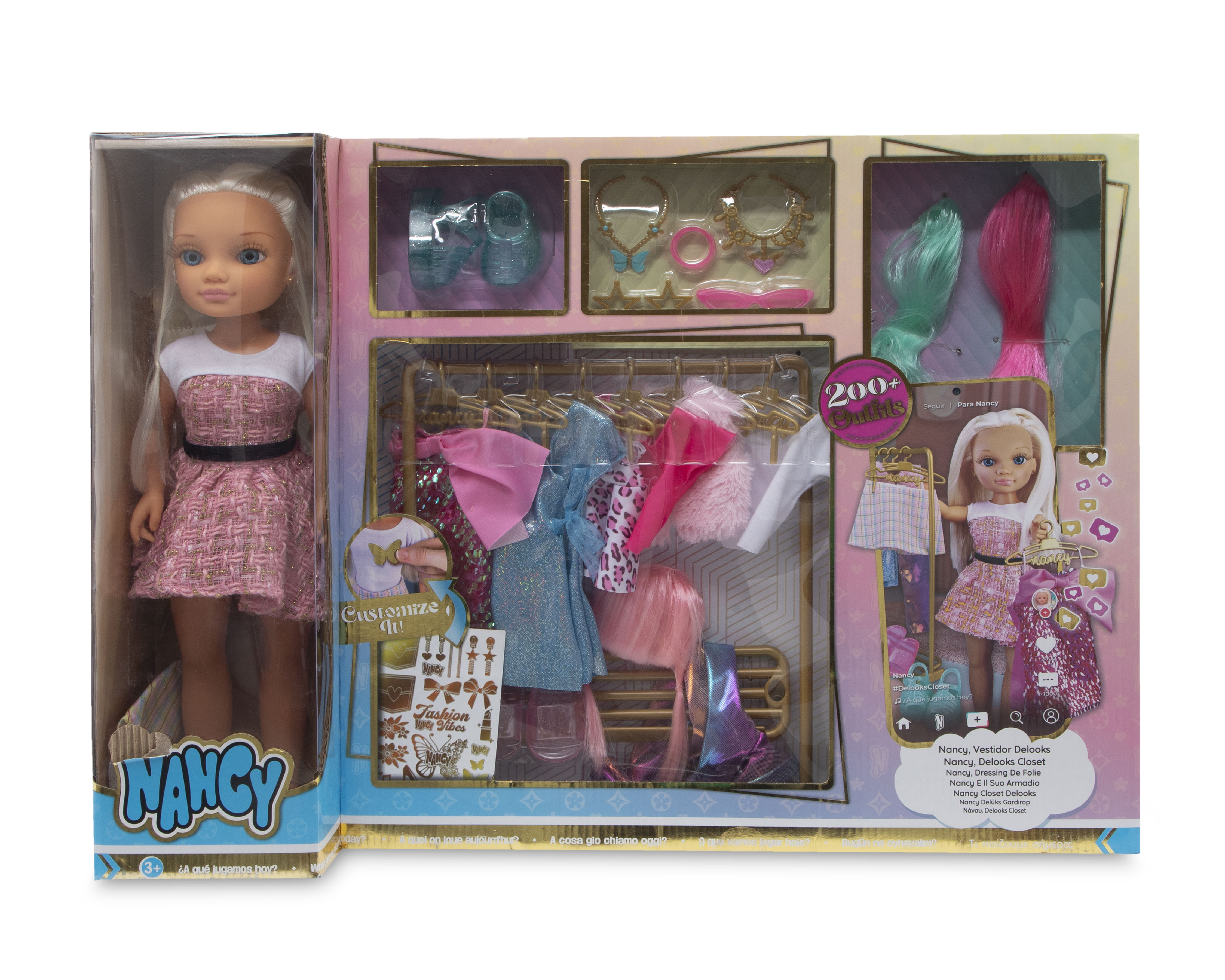 Muñeca Nancy Vestidor Delooks