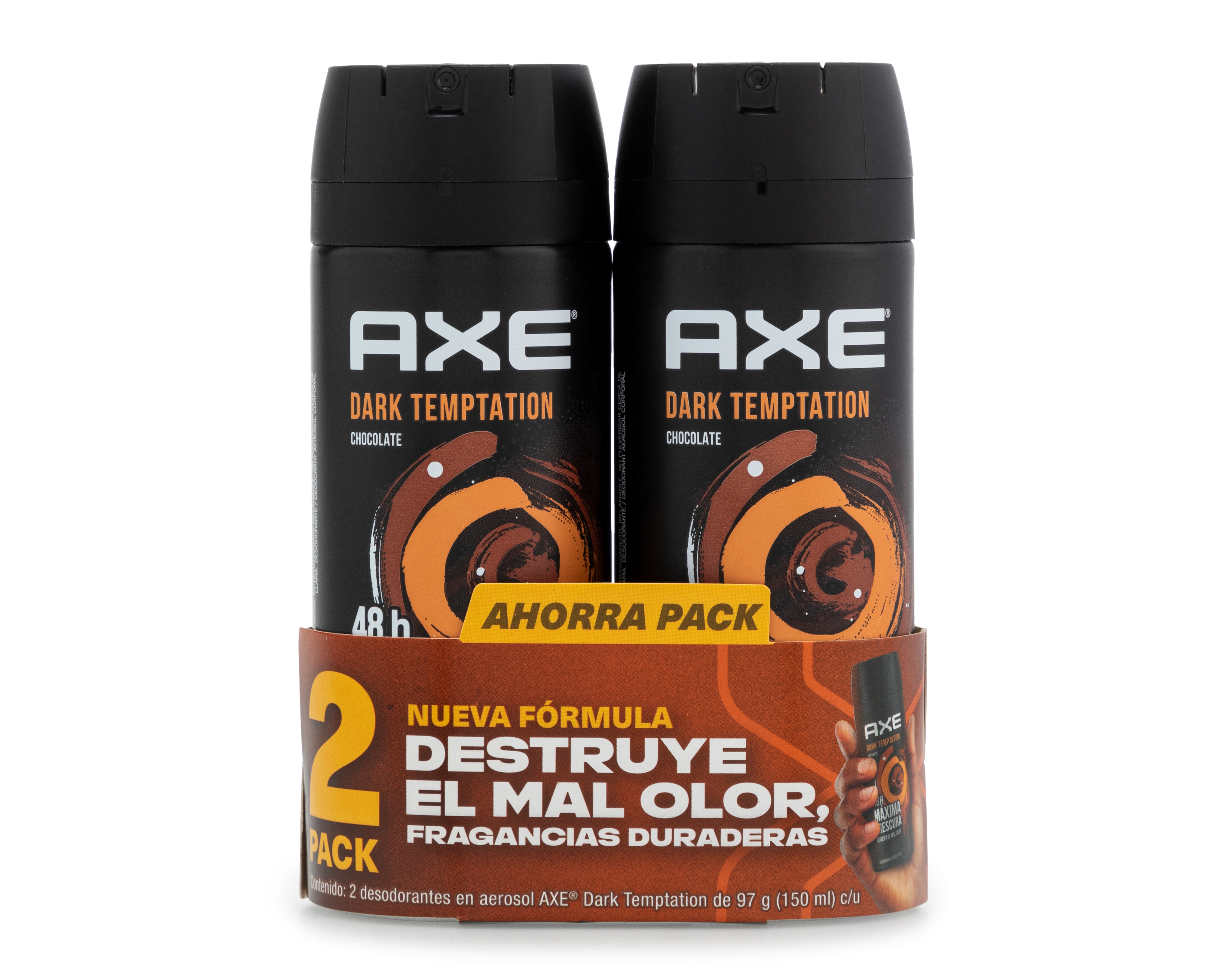 Foto 2 pulgar | Foto 1 | Desodorante Axe Dark Temptation 2 Piezas