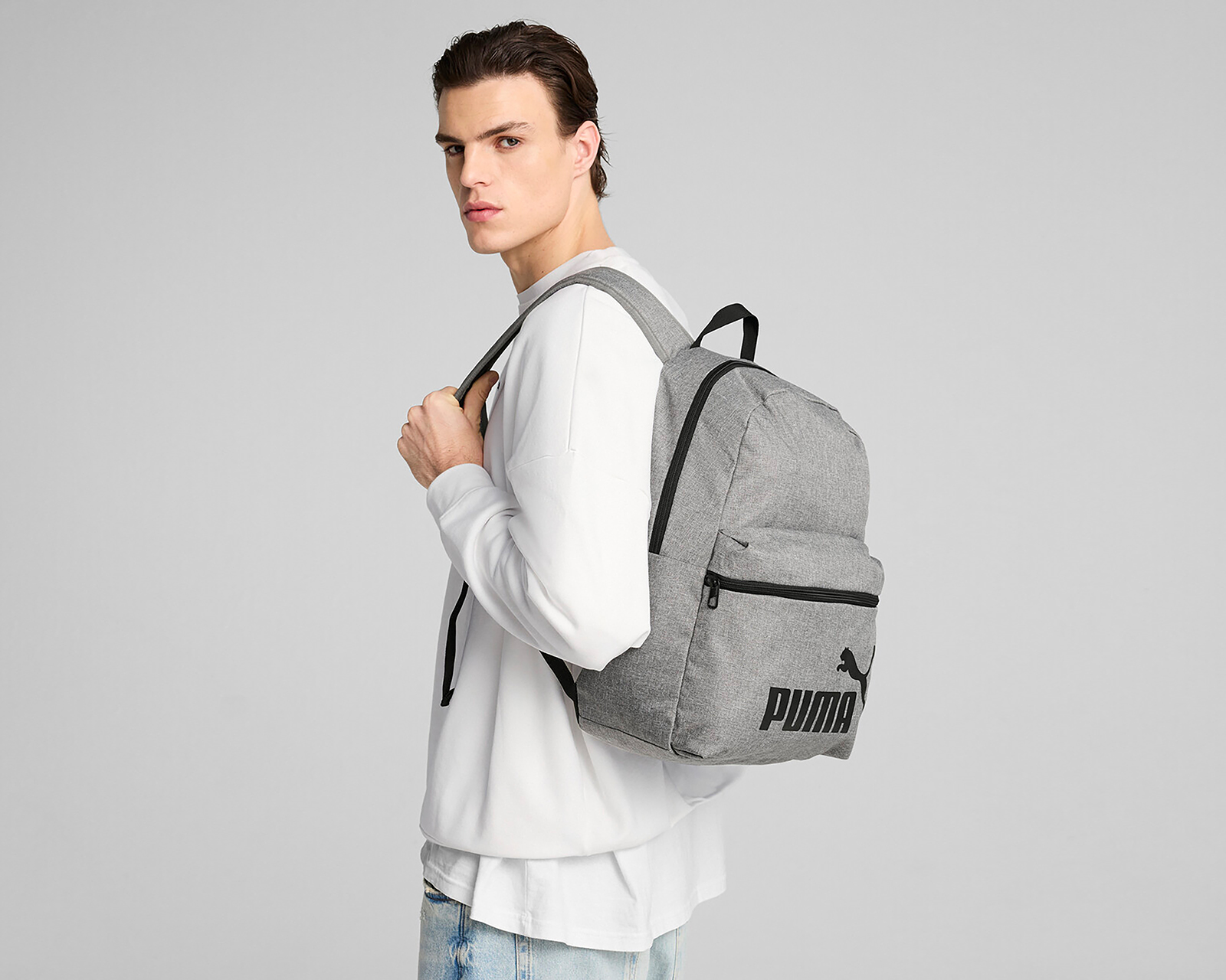 Foto 6 pulgar | Foto 5 | Mochila Puma Phase III Gris