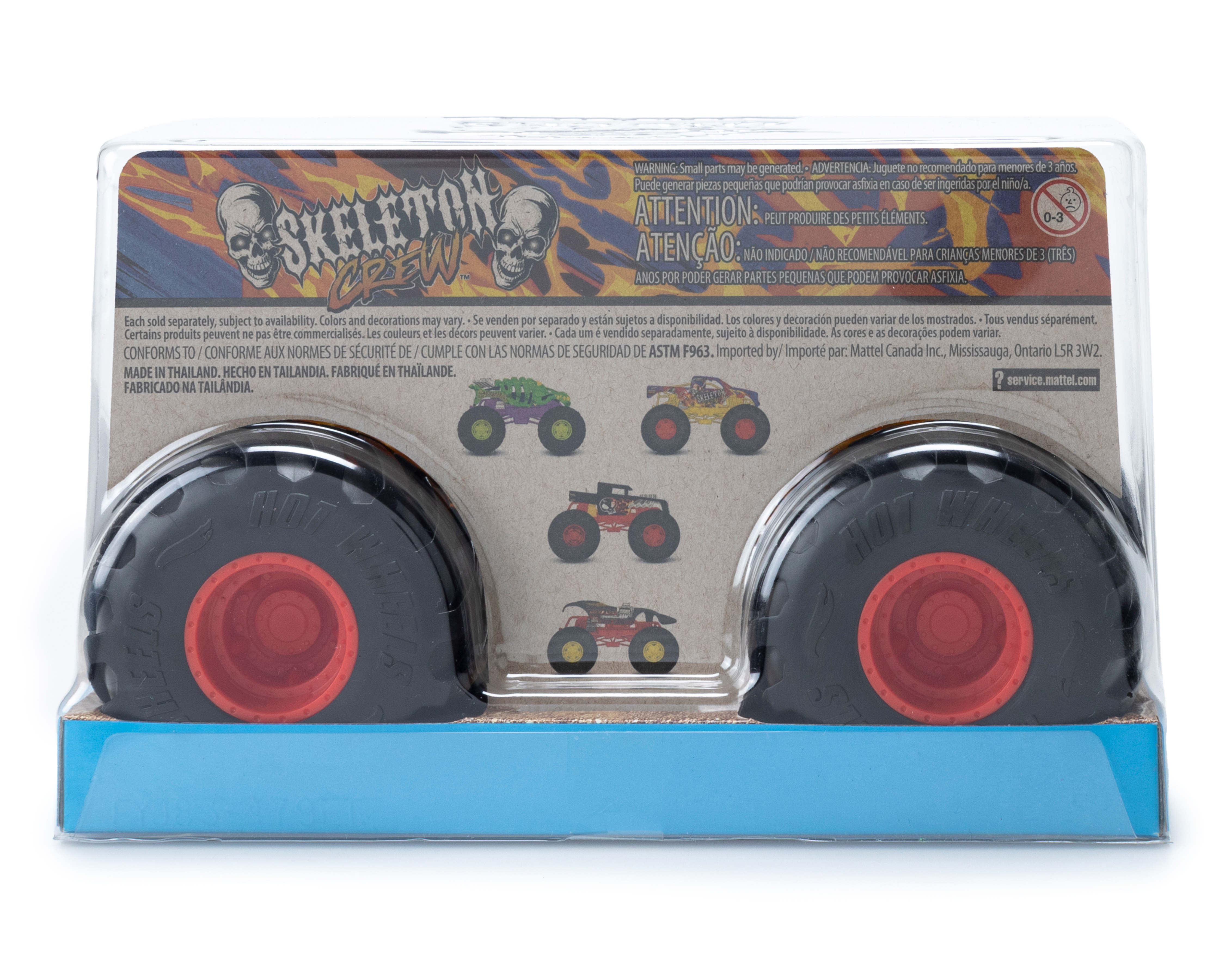 Foto 2 | Foto 2 | Monster Trucks Oversize Hot Wheels Skeleton Crew al Azar