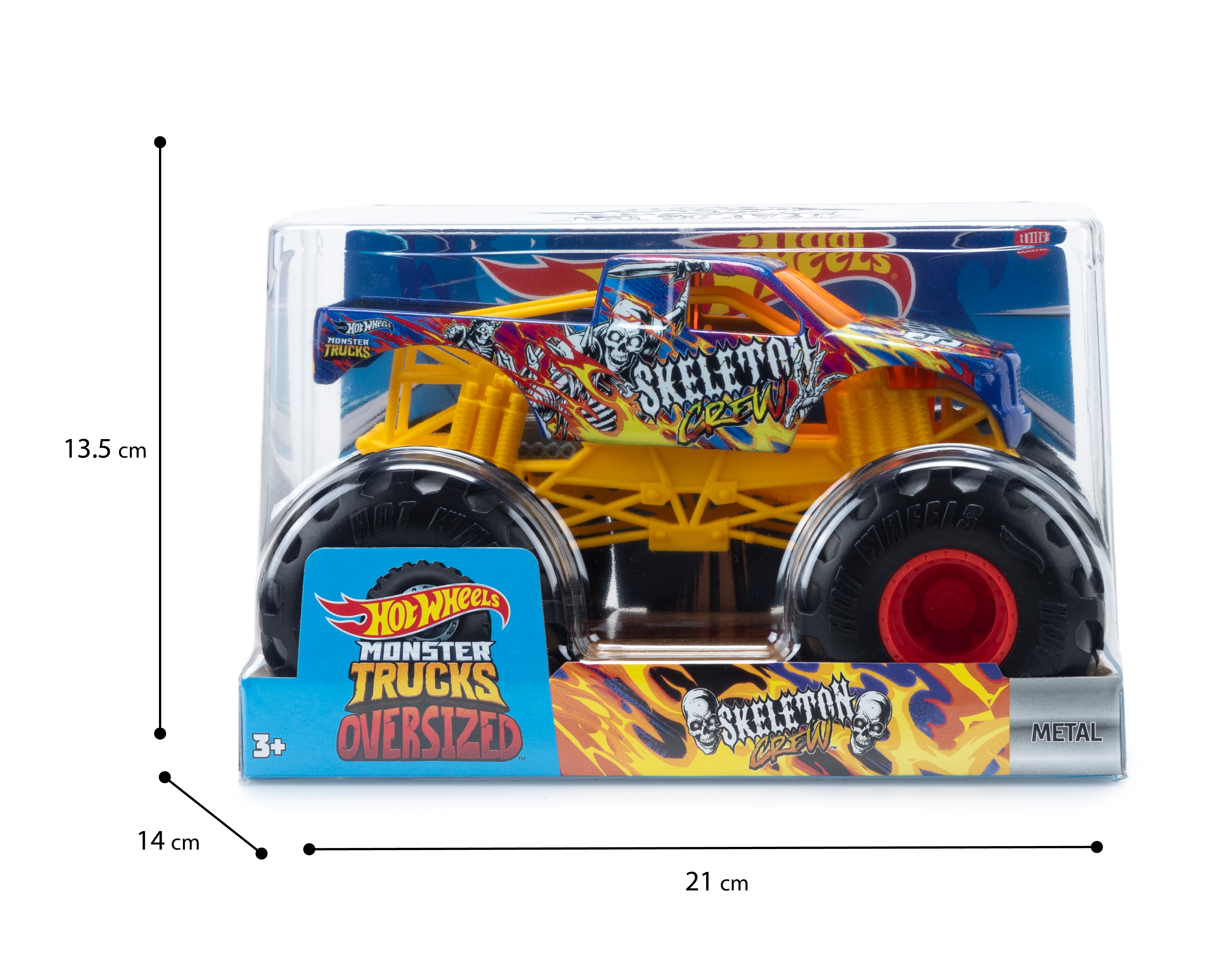 Foto 3 | Foto 3 | Monster Trucks Oversize Hot Wheels Skeleton Crew al Azar