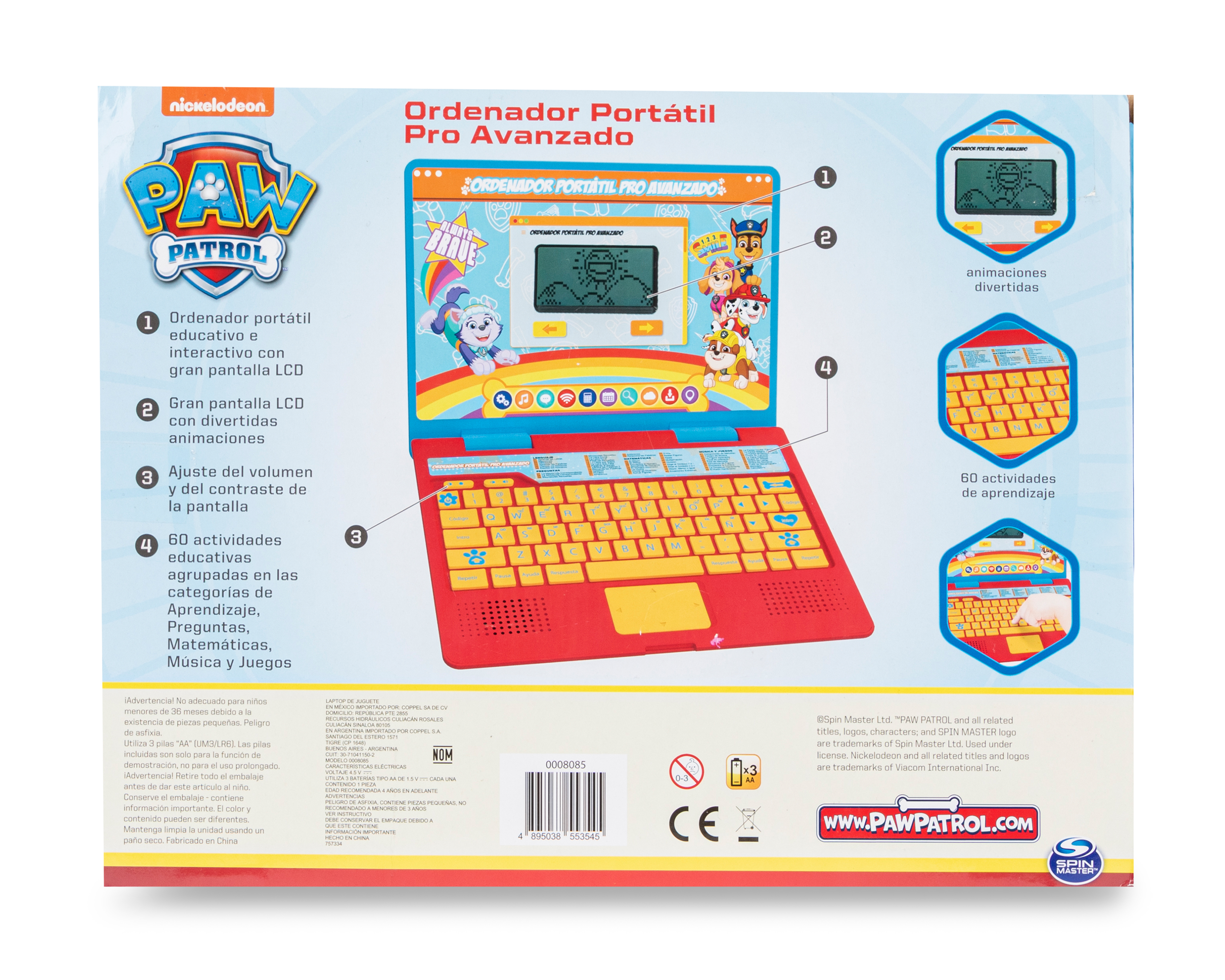 Foto 2 | Foto 2 | Ordenador Portátil Pro Avanzado Paw Patrol