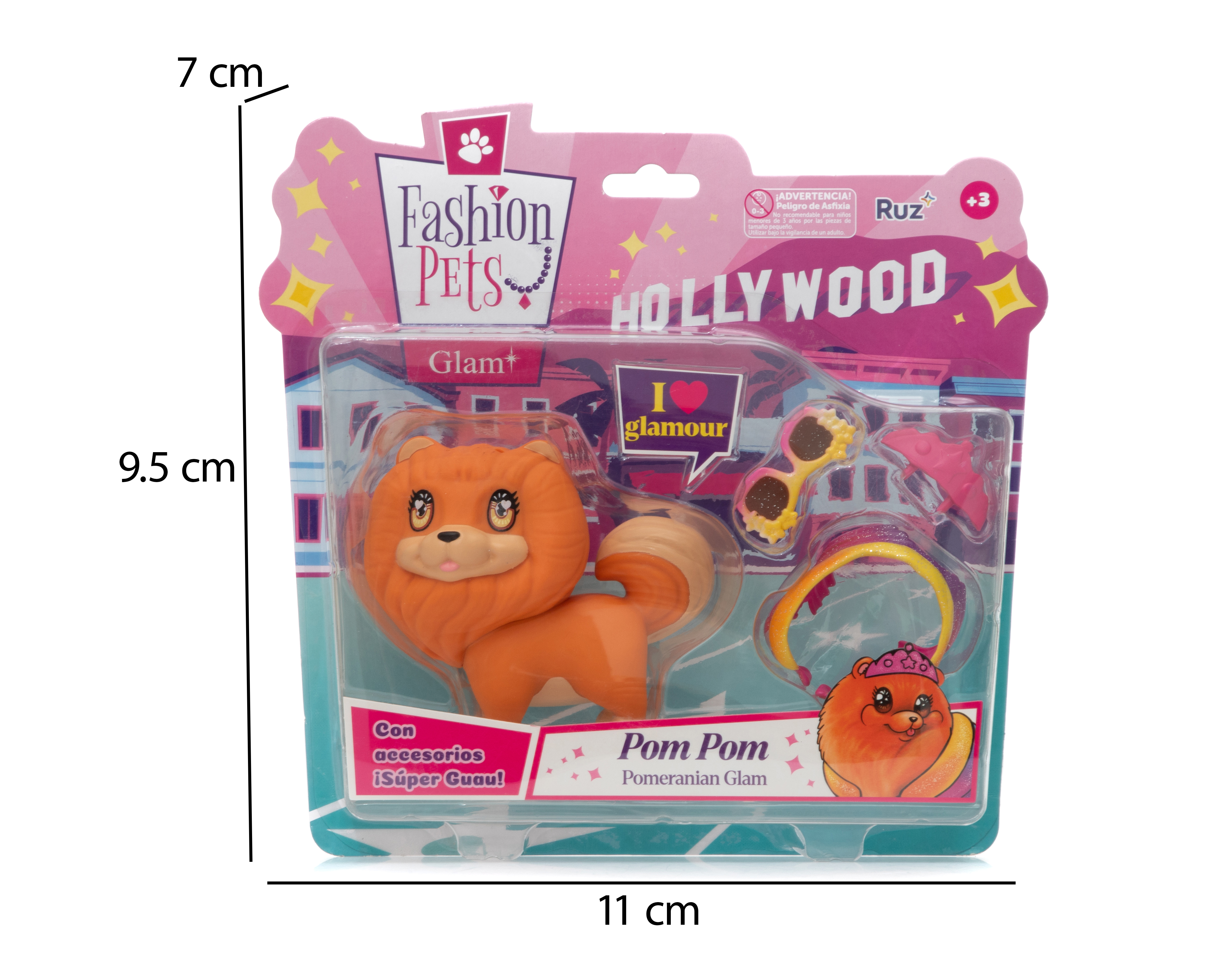 Foto 6 pulgar | Foto 5 | Pom Pom Pomeranian Glam Ruz Fashion Pets