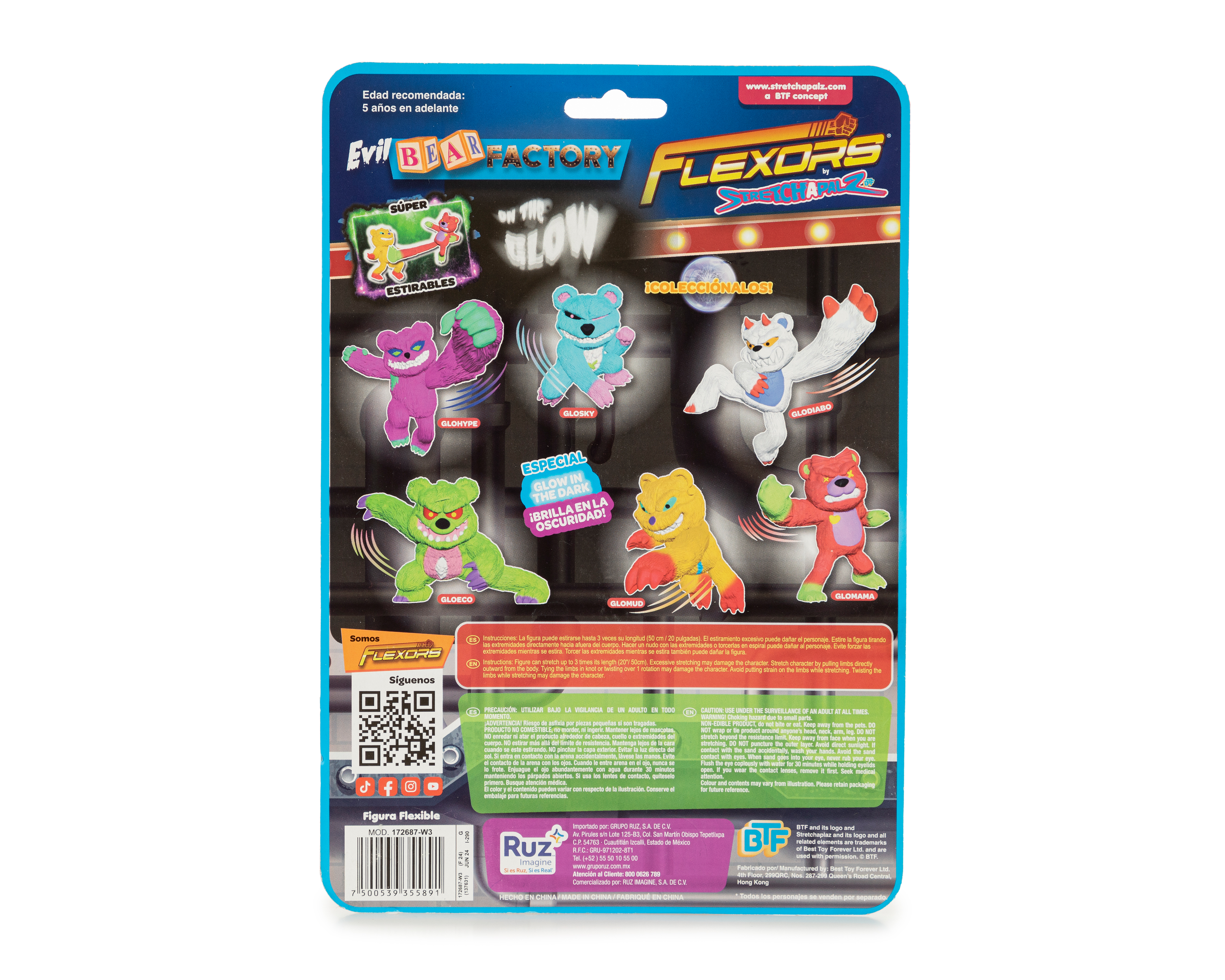 Foto 3 pulgar | Foto 2 | Figura Flexors Evil Bear Glomama