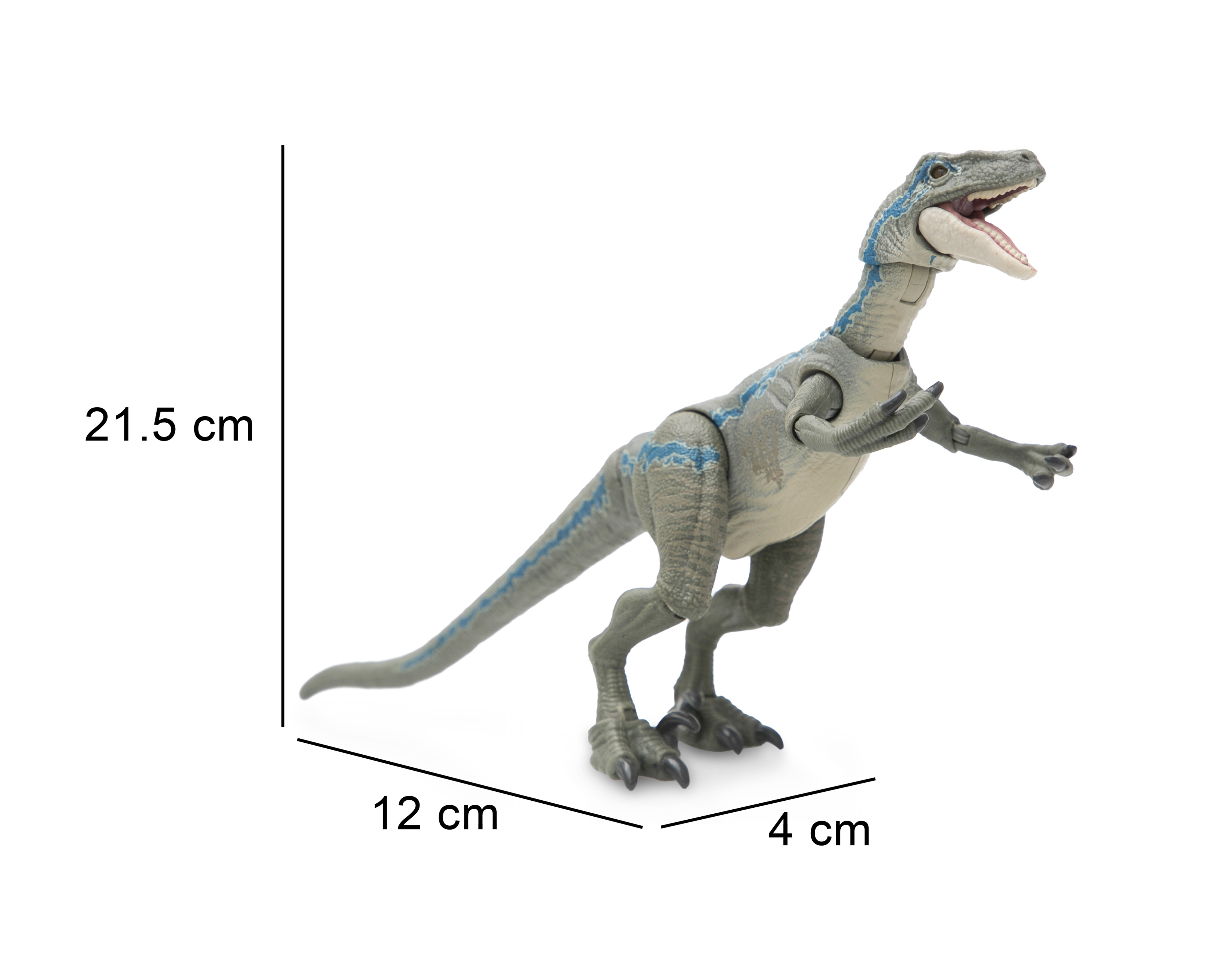 Foto 6 pulgar | Foto 5 | Dinosaurio de Juguete Jurassic World Mattel Velociraptor Blue