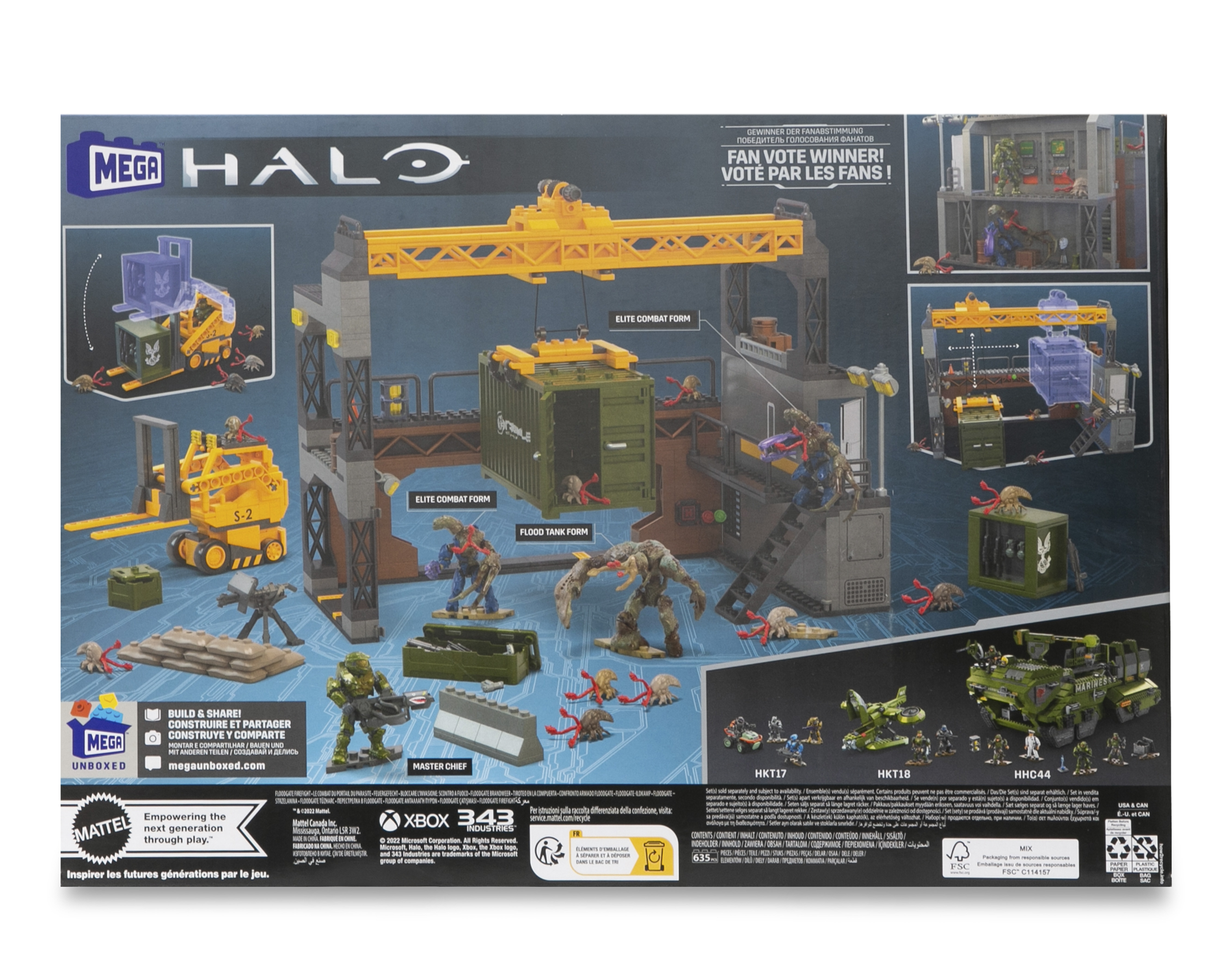 Foto 3 pulgar | Foto 2 | Bloques de Construcción Mega Bloks Halo Tiroteo en la Compuerta 635 Piezas