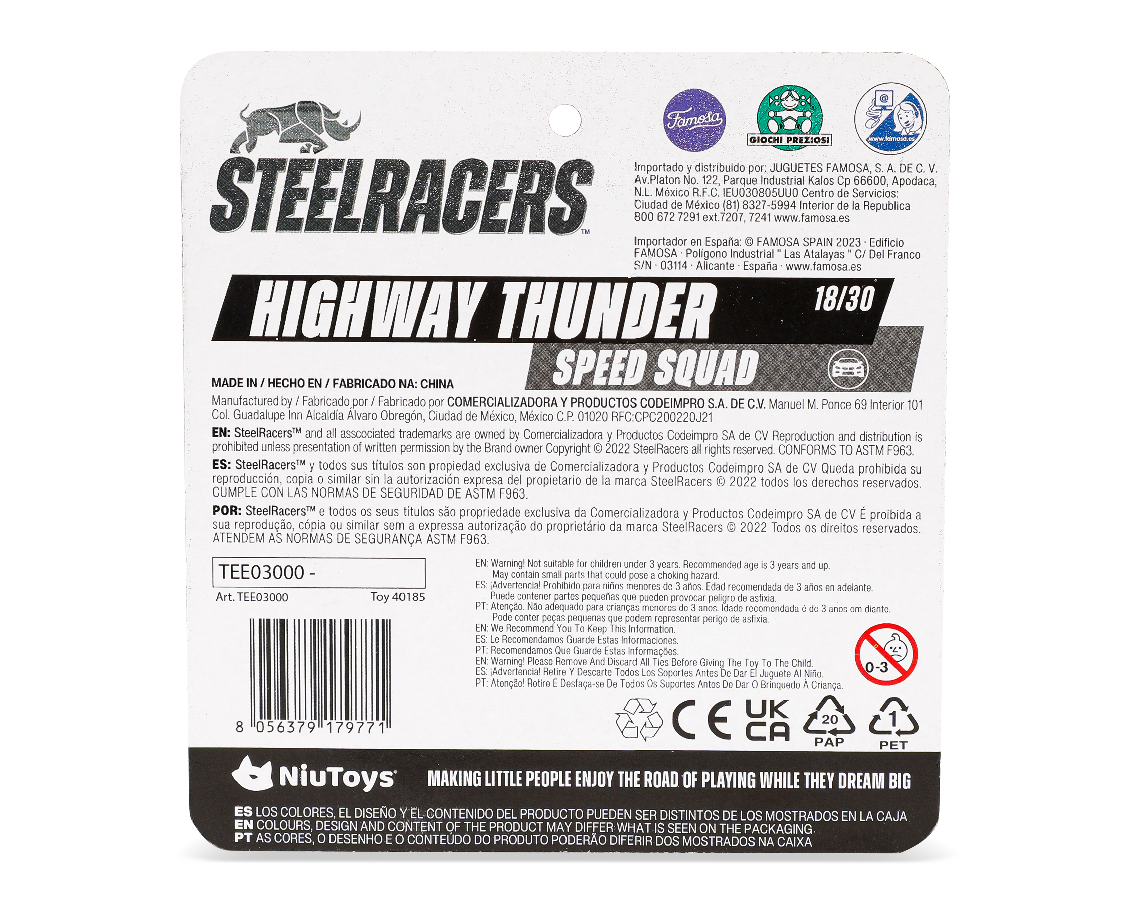 Foto 3 pulgar | Foto 2 | Carrito Steelracers