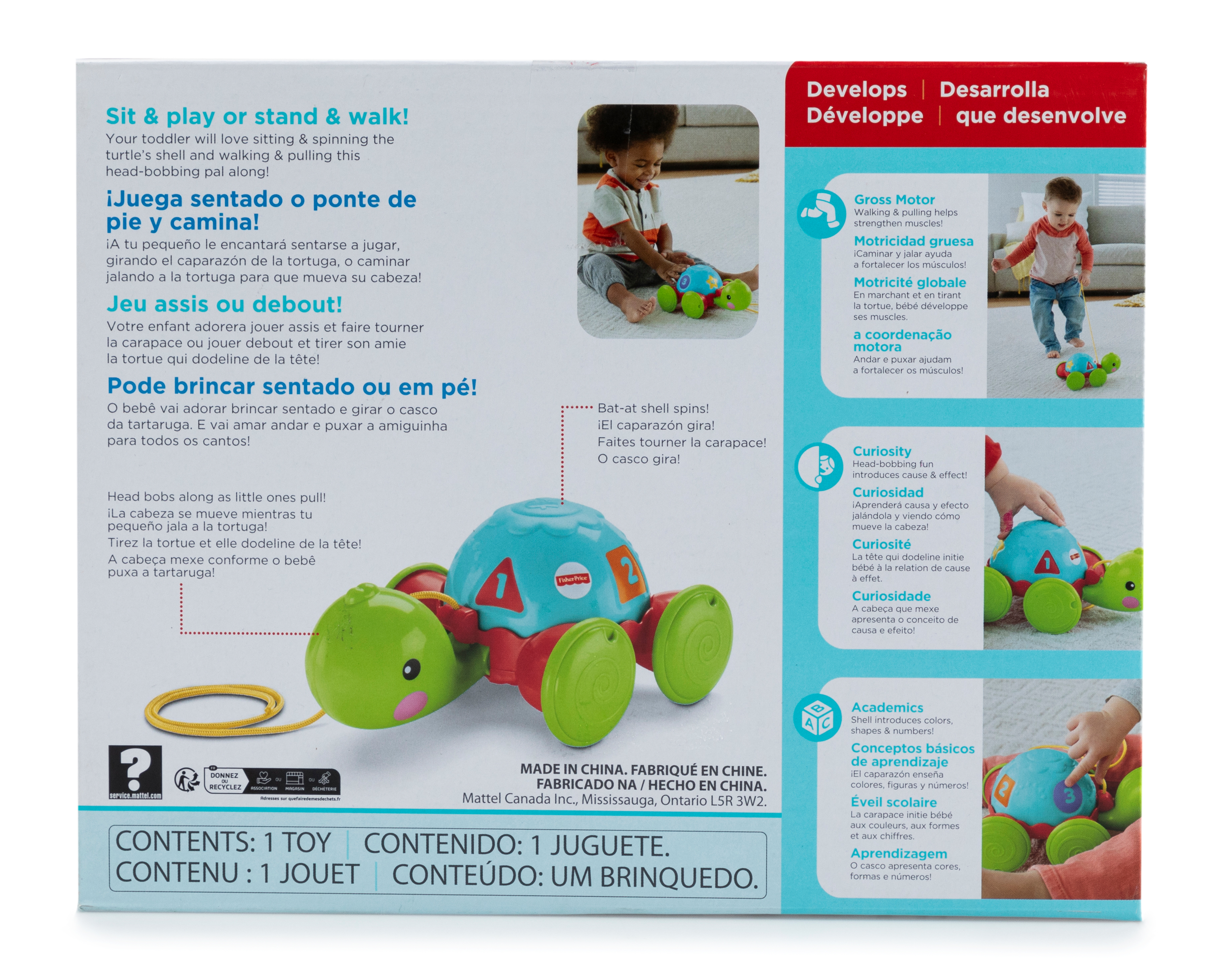 Foto 4 pulgar | Foto 2 | Tortuga de Aprendizaje Fisher Price