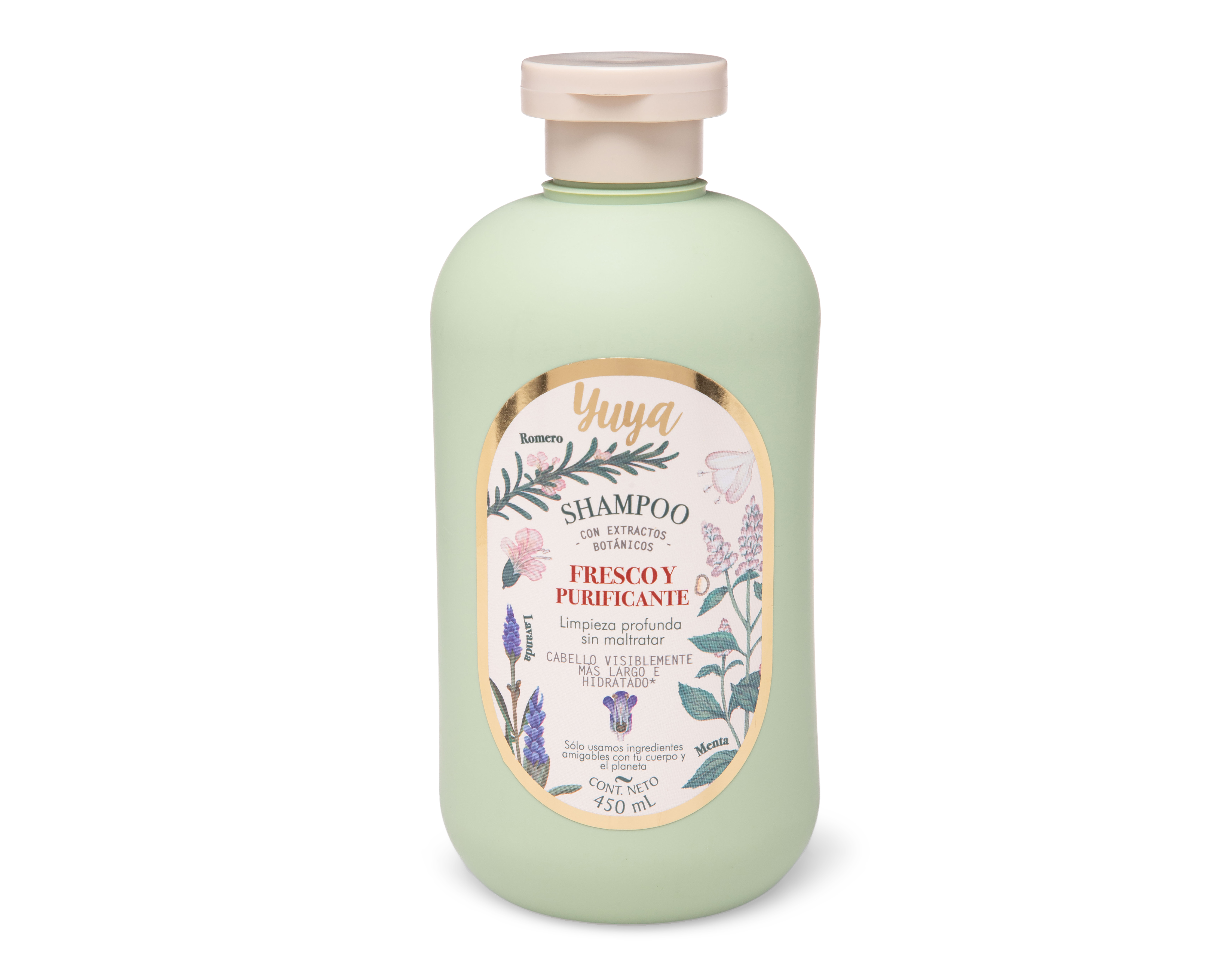 Foto 2 pulgar | Foto 1 | Shampoo Yuya Fresco y Purificante 450 ml
