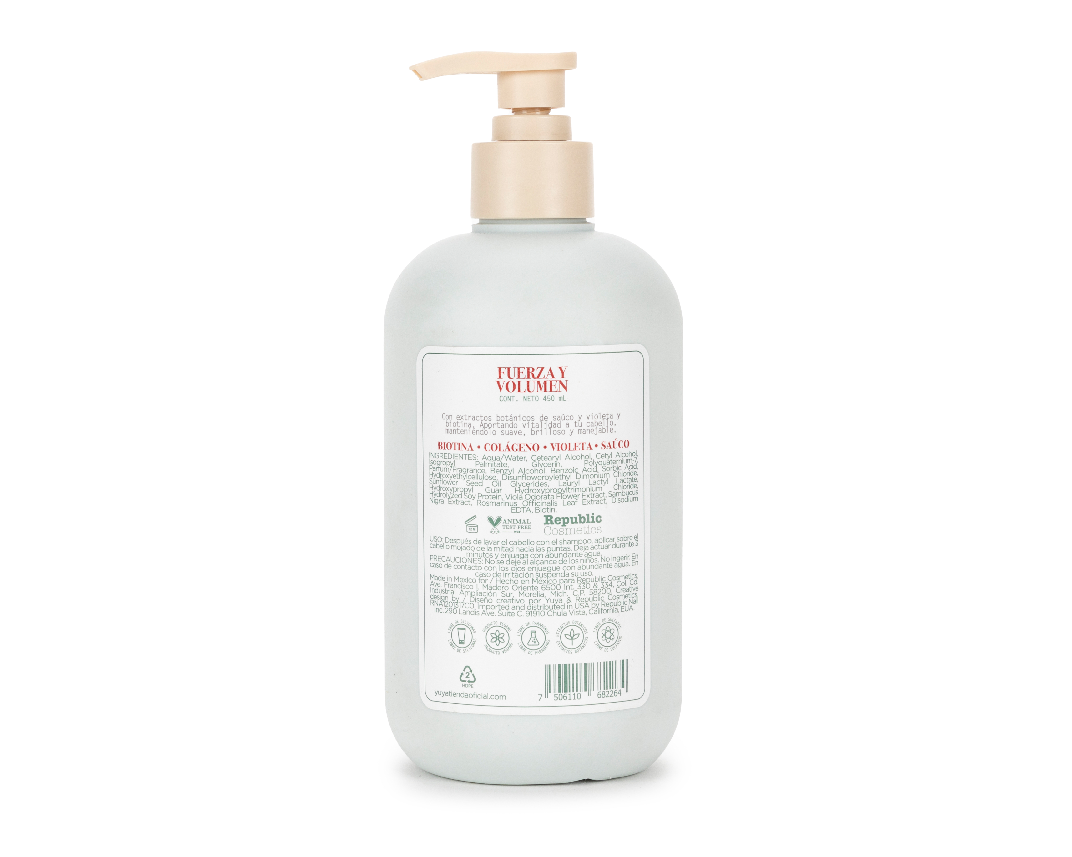 Foto 2 | Foto 2 | Acondicionador Yuya Fuerza y Volumen Desenredante 450 ml