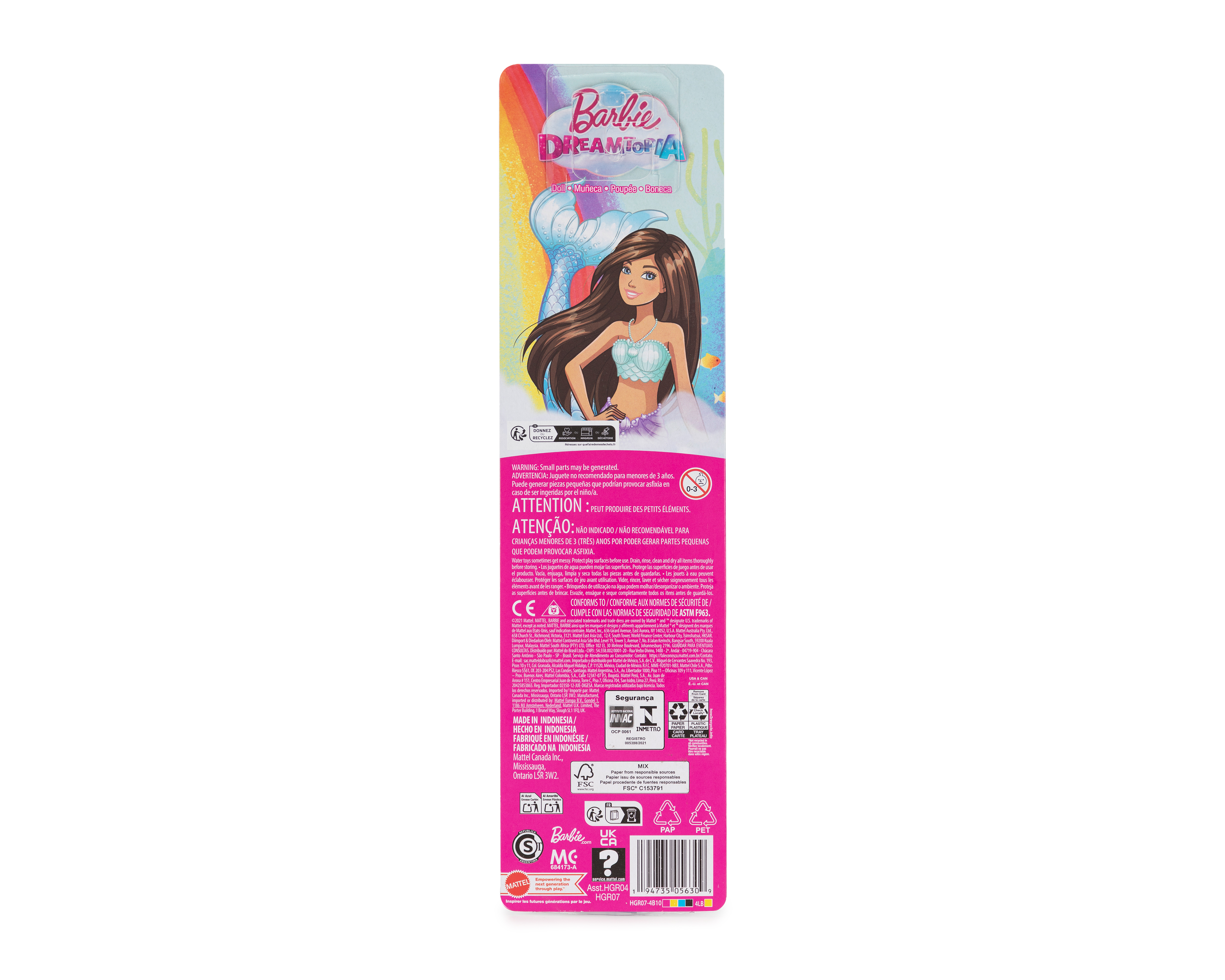 Foto 3 pulgar | Foto 2 | Muñeca Barbie Fantasía Sirena