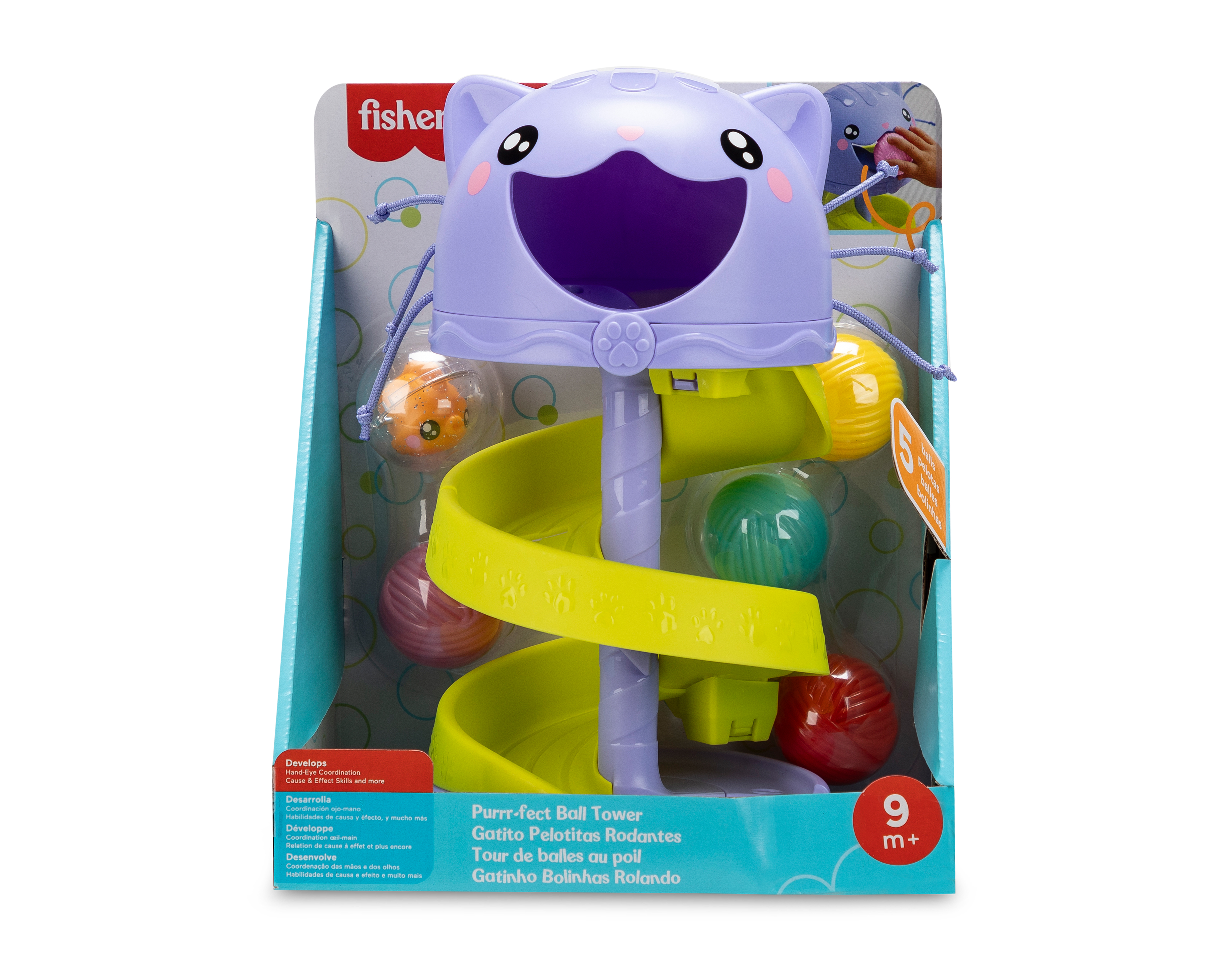 Gatito Pelotitas Rodantes para Bebé Fisher-Price