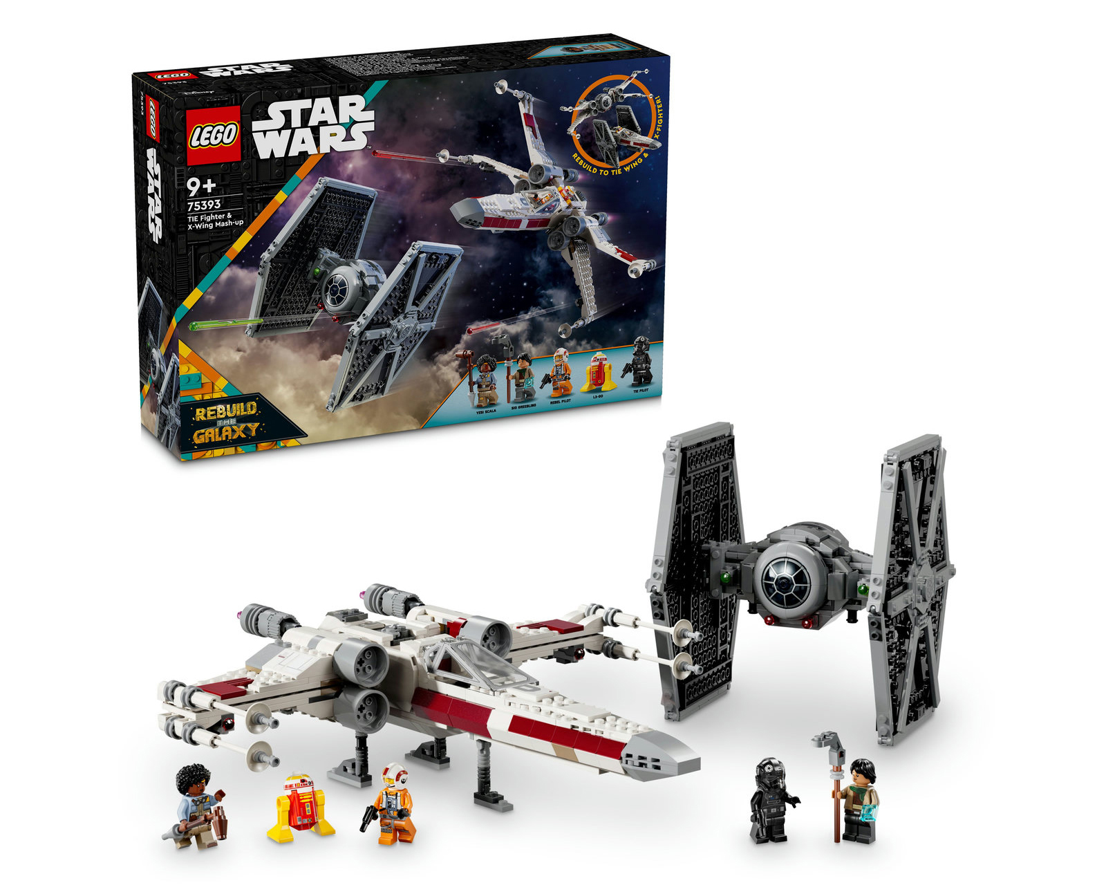 Foto 2 pulgar | Foto 1 | LEGO Star Wars: Rebuild the Galaxy The Fighter & X-Wing Mash-up 1063 Piezas