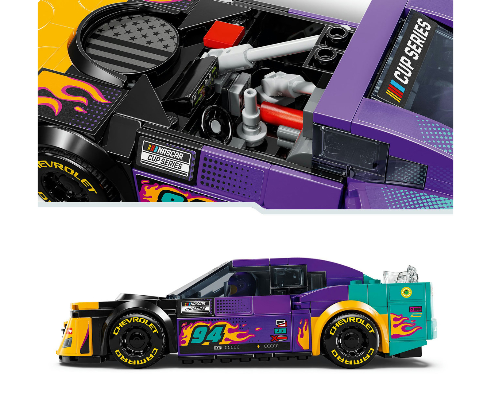 Foto 9 pulgar | Foto 8 | LEGO Speed Champion: Nascar Next Gen Chevrolet Camaro ZL1