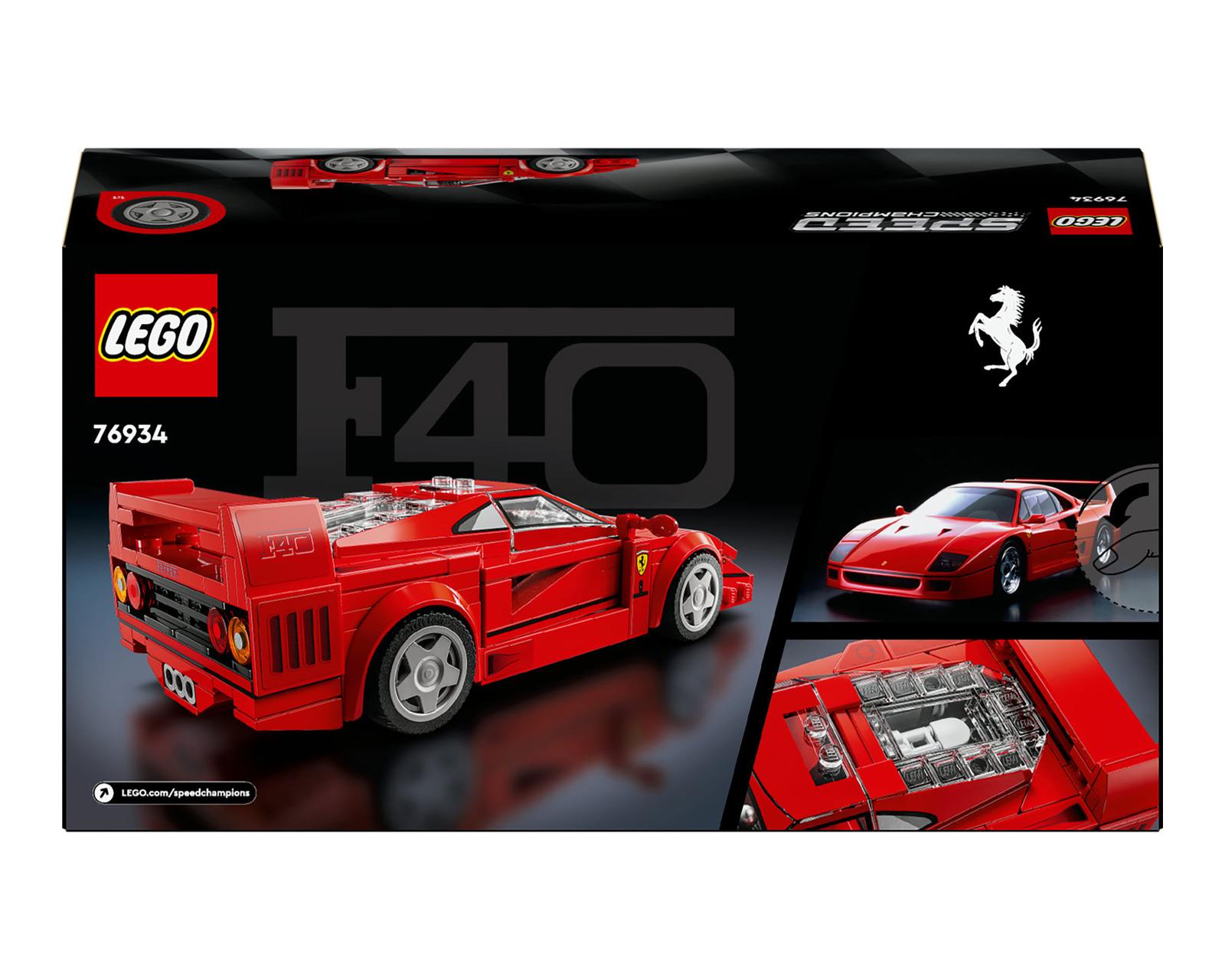 Foto 10 pulgar | Foto 9 | LEGO Speed Champions: Supercoche Ferrari F40