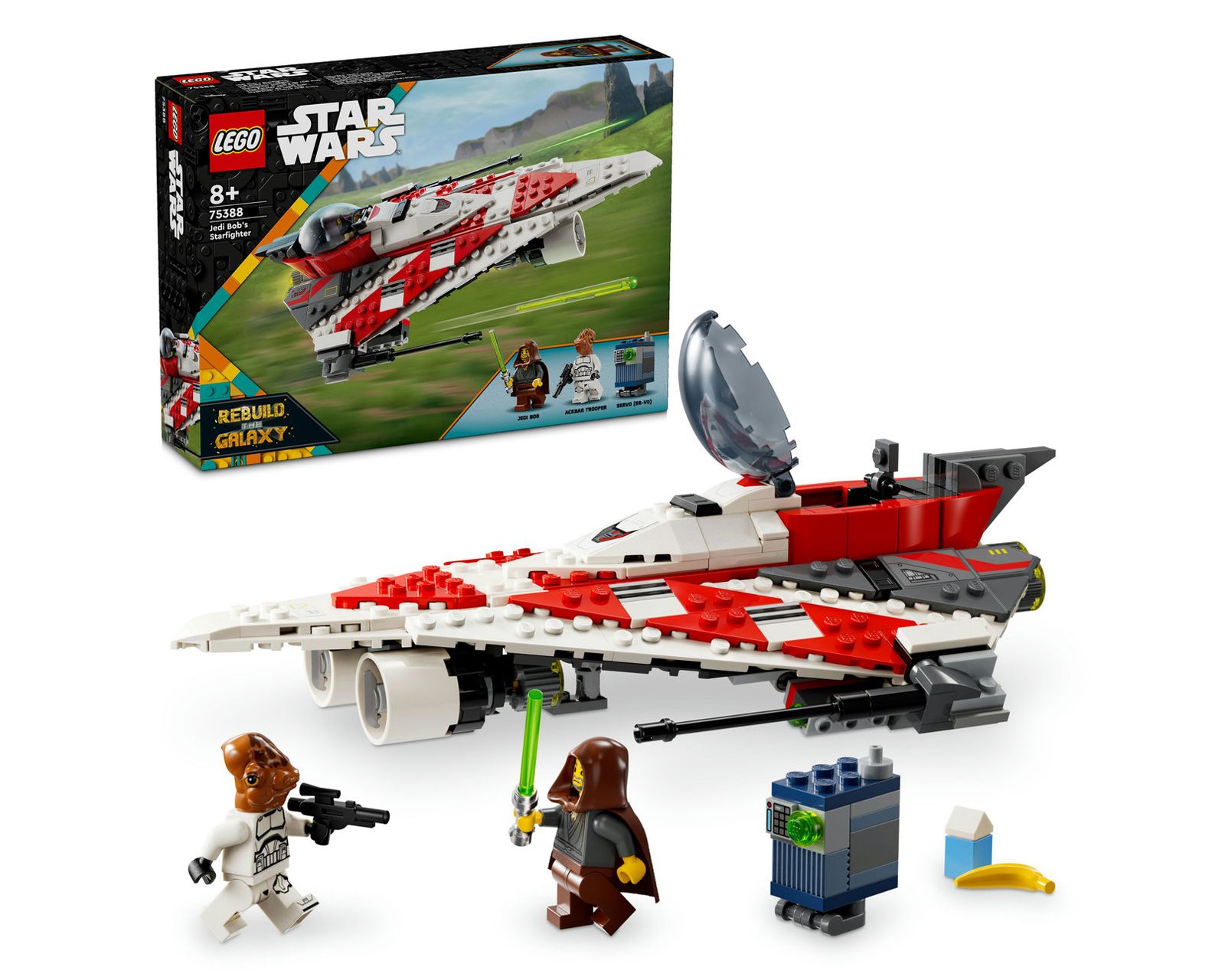 Foto 1 | Foto 1 | LEGO Star Wars: Rebuild the Galaxy Jedi Bob's Starfighter 305 Piezas