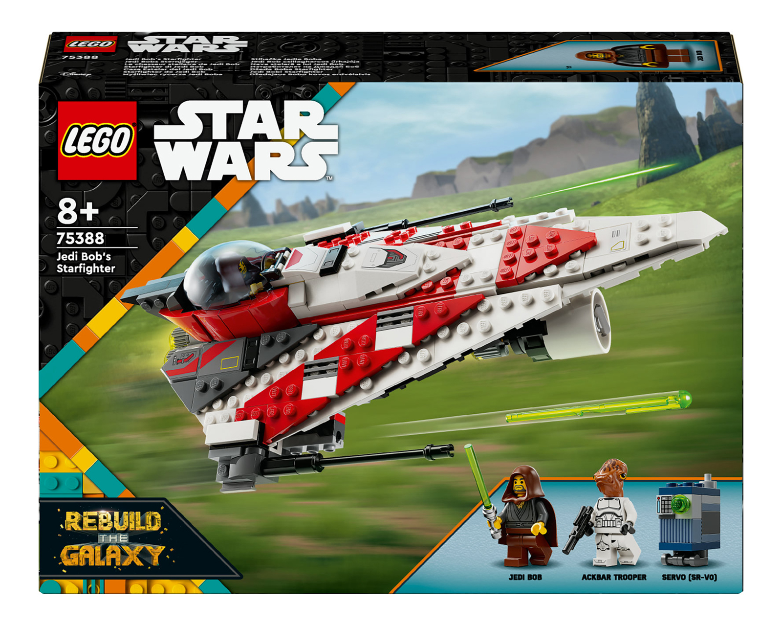 Foto 3 pulgar | Foto 2 | LEGO Star Wars: Rebuild the Galaxy Jedi Bob's Starfighter 305 Piezas