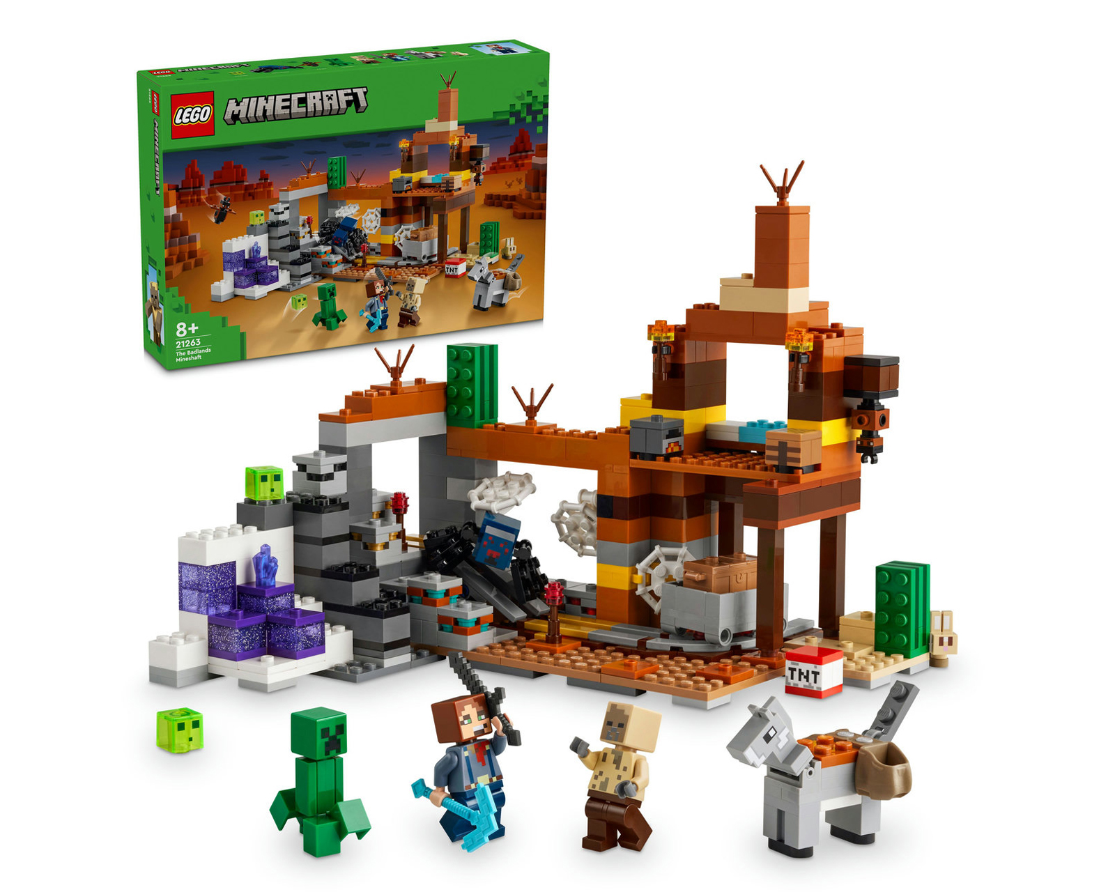 Foto 2 pulgar | Foto 1 | LEGO Minecraft: El Pozo de Mina de Los Páramos