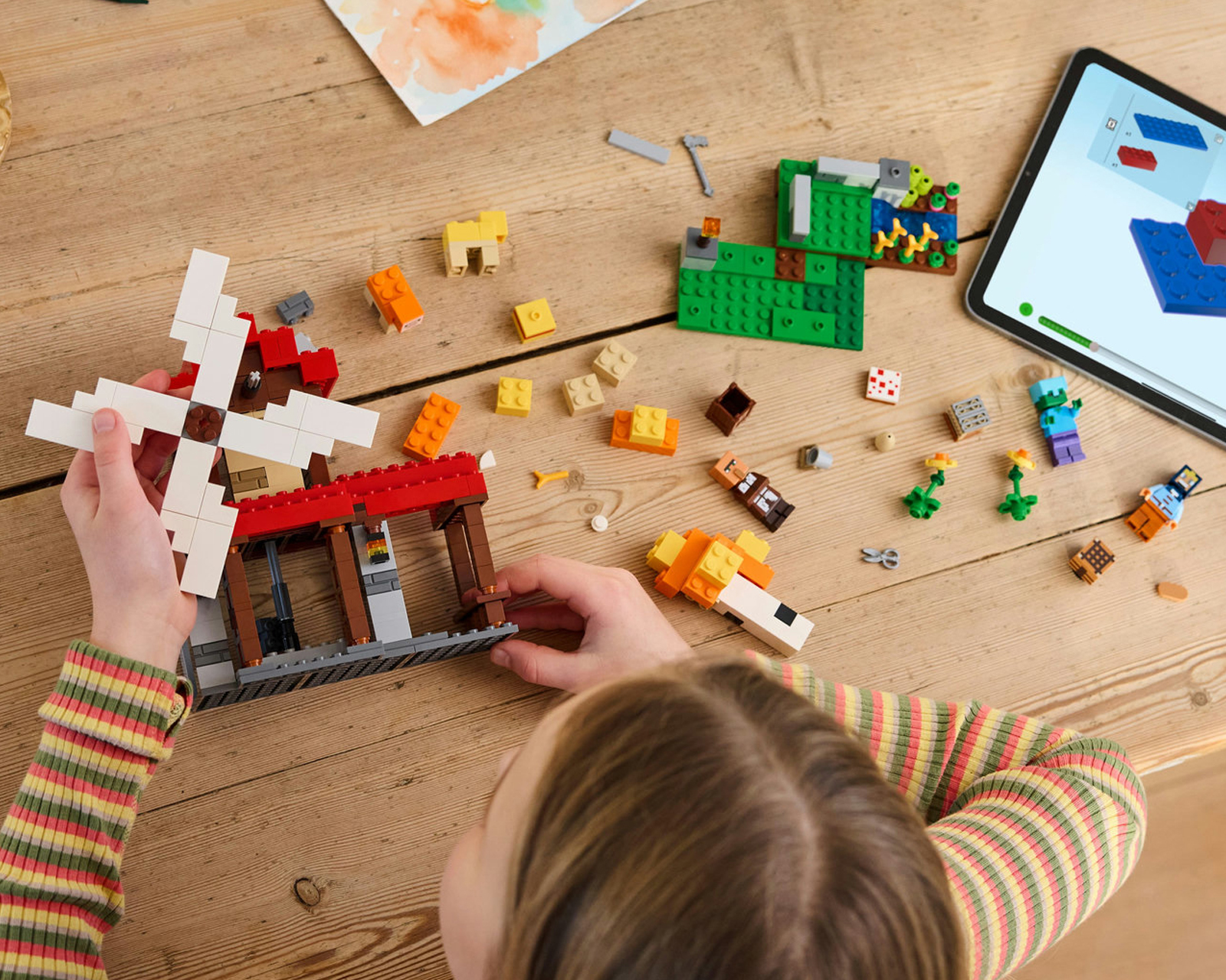 Foto 5 pulgar | Foto 4 | LEGO Minecraft La Granja del Molino