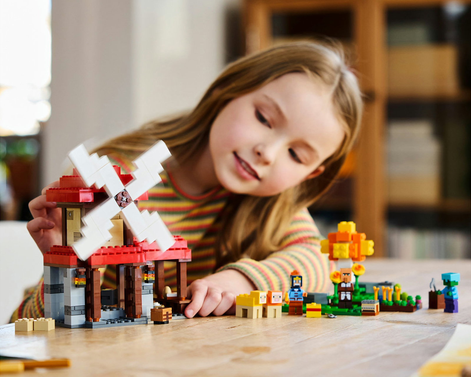 Foto 6 pulgar | Foto 5 | LEGO Minecraft La Granja del Molino