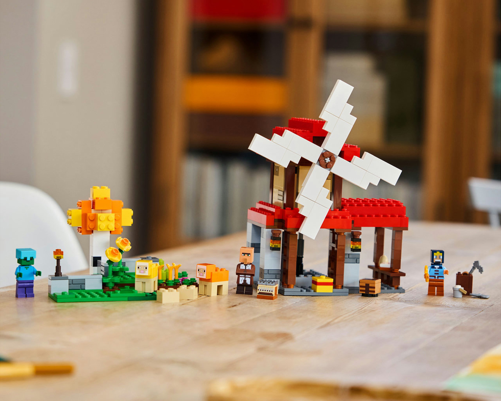 Foto 7 pulgar | Foto 6 | LEGO Minecraft La Granja del Molino