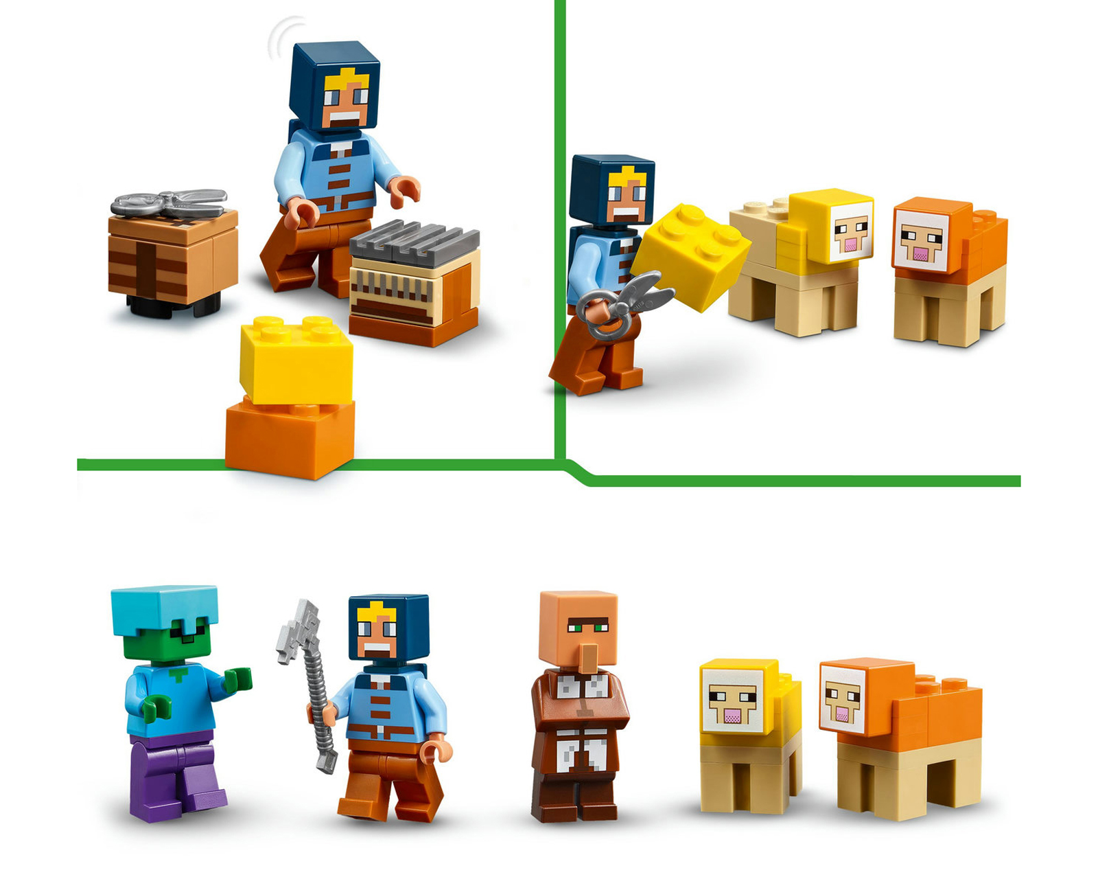 Foto 9 pulgar | Foto 8 | LEGO Minecraft La Granja del Molino