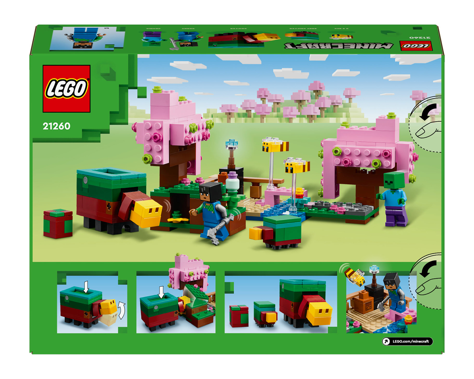 Foto 10 pulgar | Foto 9 | LEGO Minecraft El Jardín de Cerezo en Flor