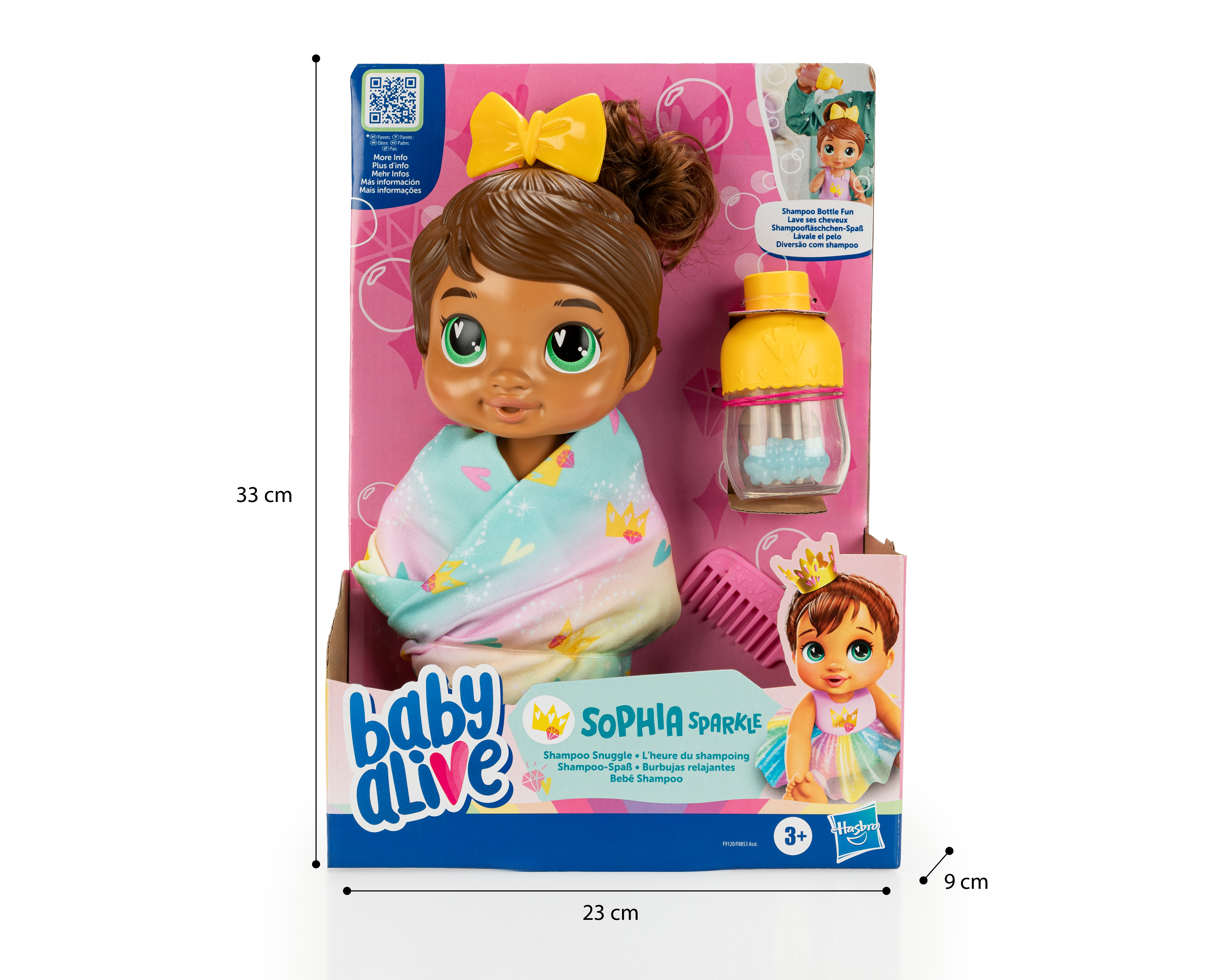 Foto 4 pulgar | Foto 3 | Muñeca Baby Alive Sophia Sparkle Burbujas Relajantes