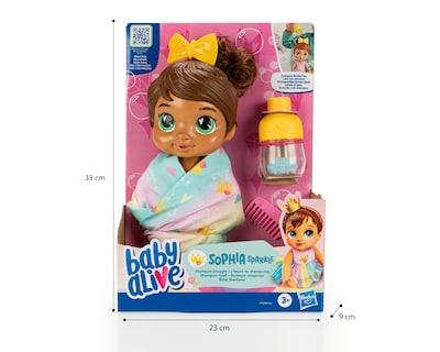 Foto 3 | Foto 3 | Muñeca Baby Alive Sophia Sparkle Burbujas Relajantes