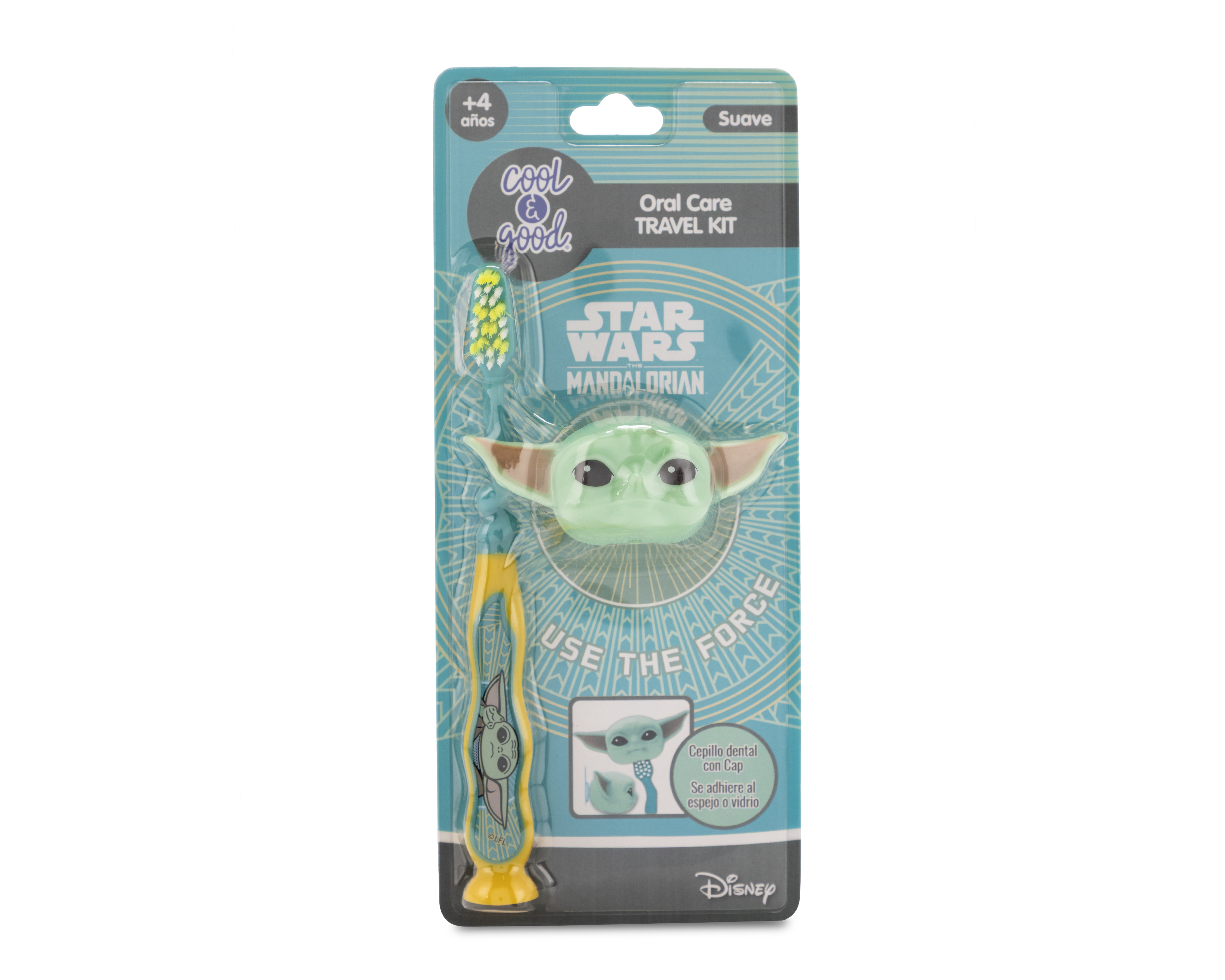 Cepillo de Dientes Suave con Protector Cool & Good Star Wars The Mandalorian