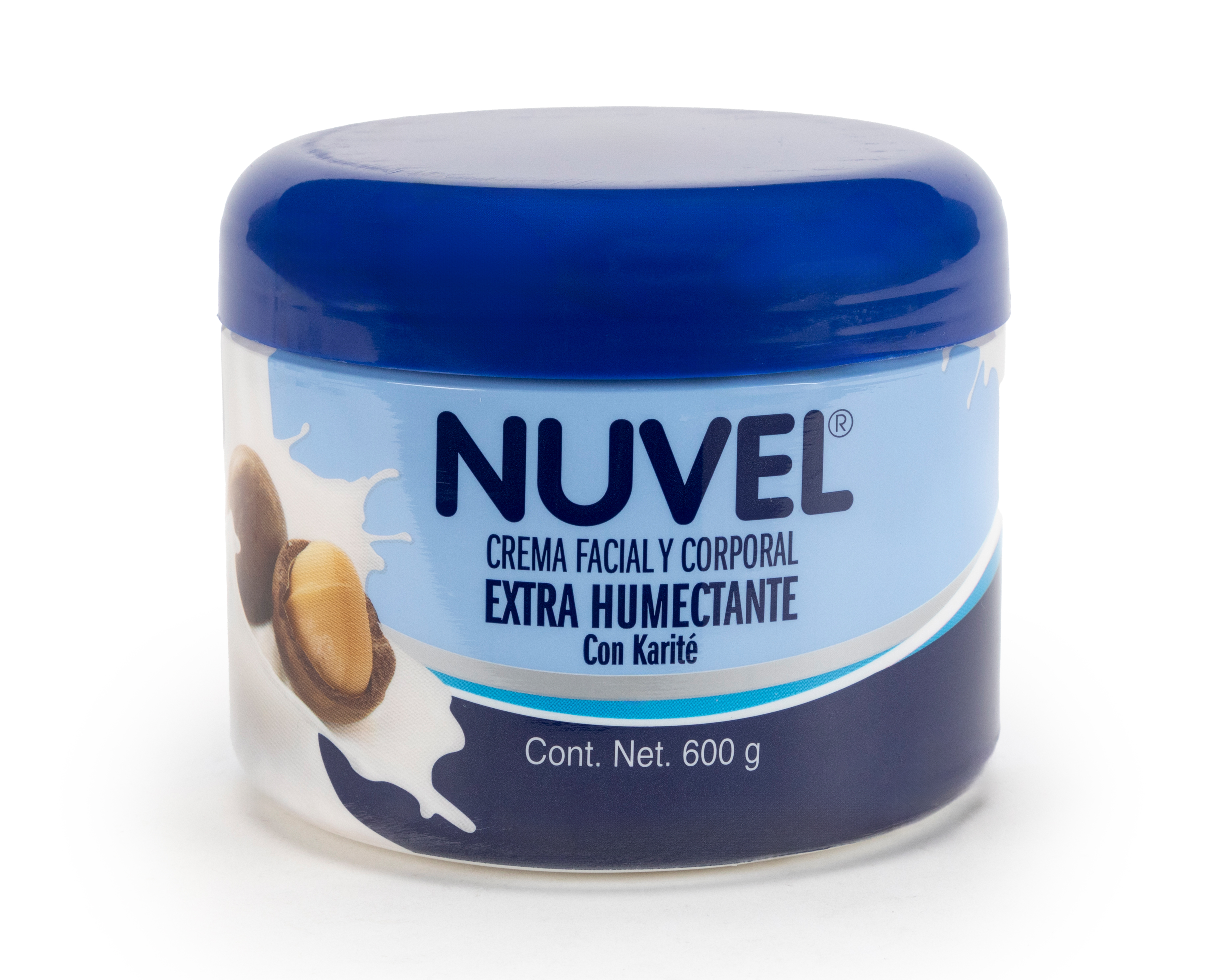Foto 2 pulgar | Foto 1 | Crema Facial y Corporal Nuvel Almendra con Karité 600 g