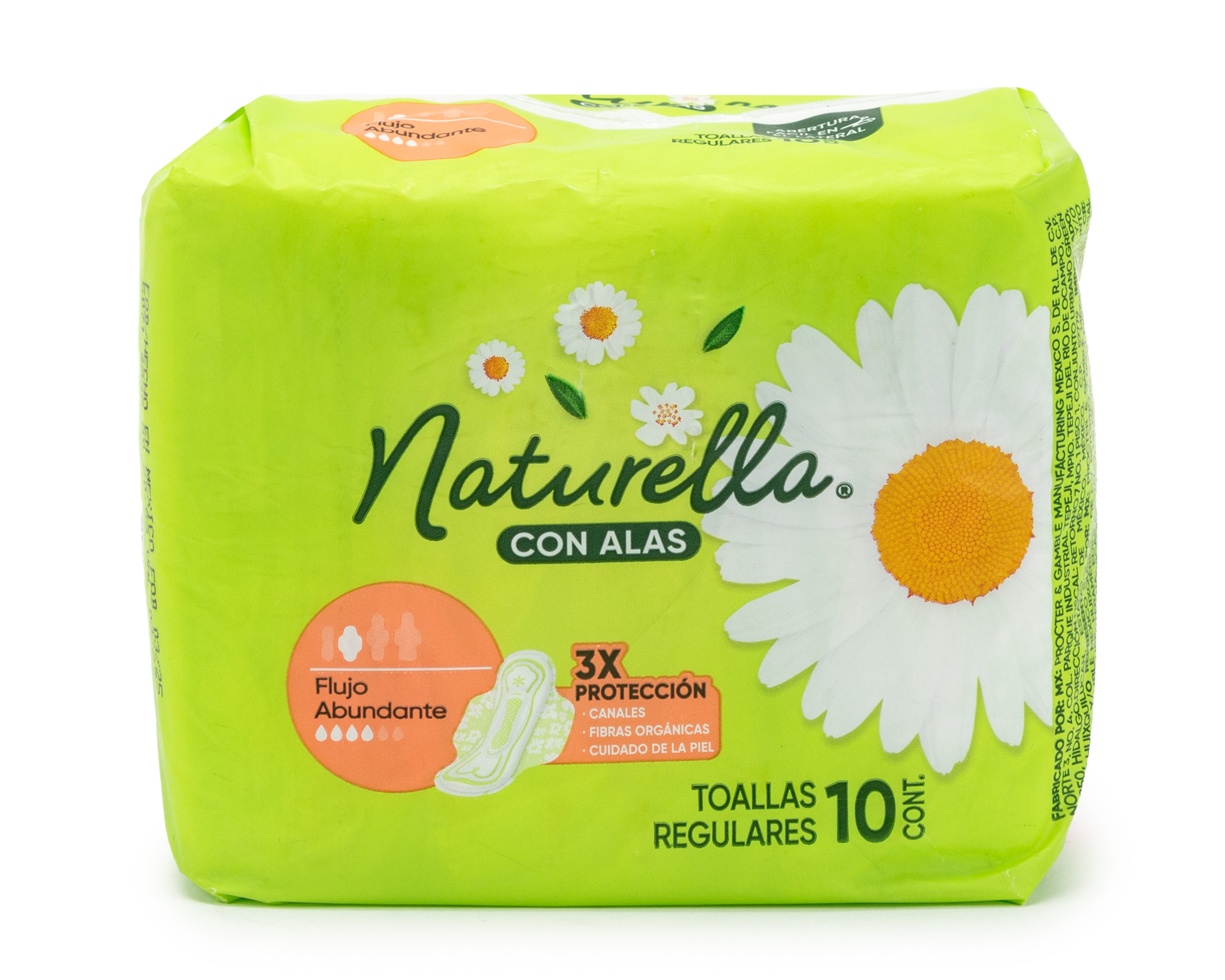 Foto 2 pulgar | Foto 1 | Toallas Femeninas Naturella con Alas 10 Piezas