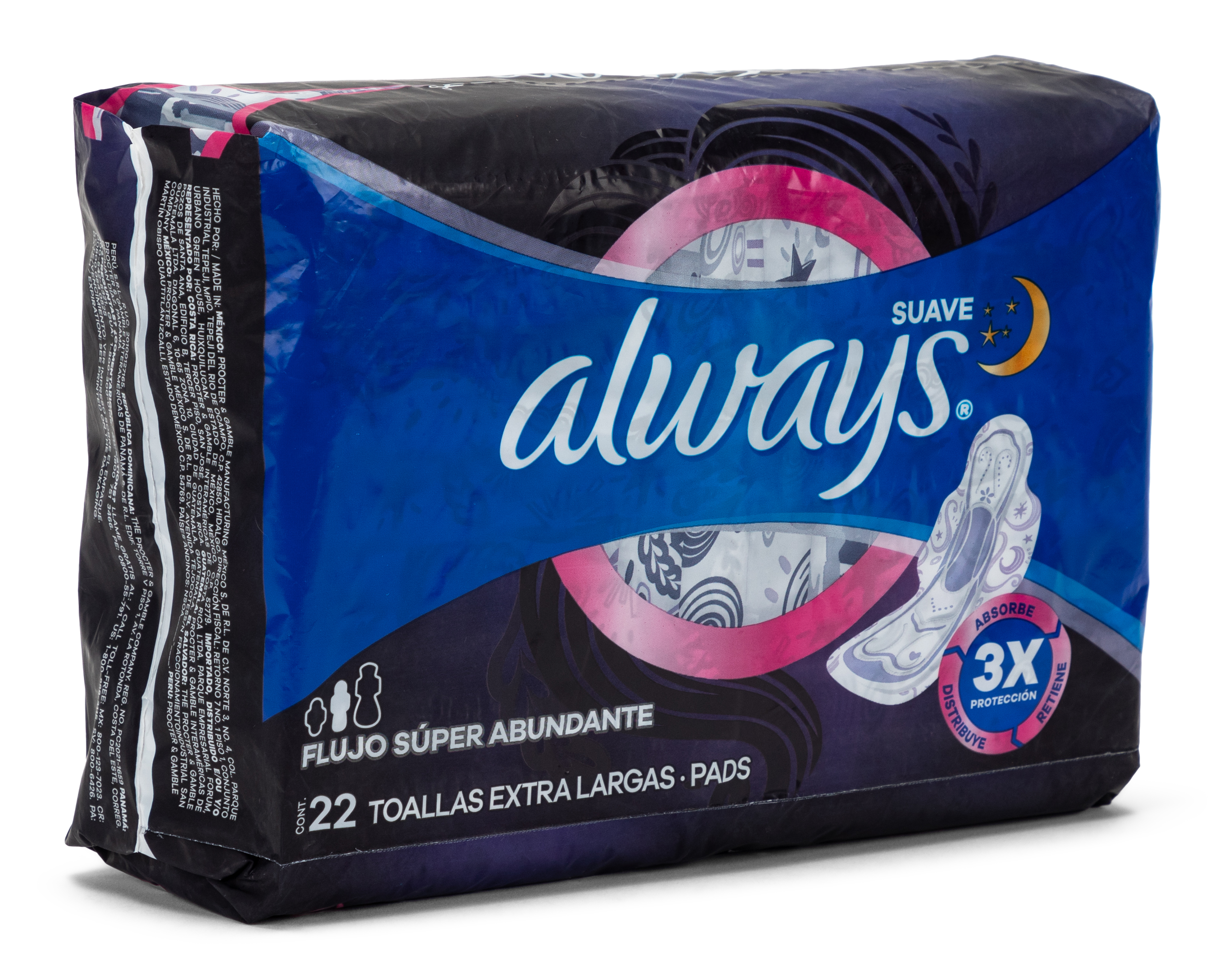 Foto 3 pulgar | Foto 2 | Toallas Femeninas Always Extra Largas 22 Piezas